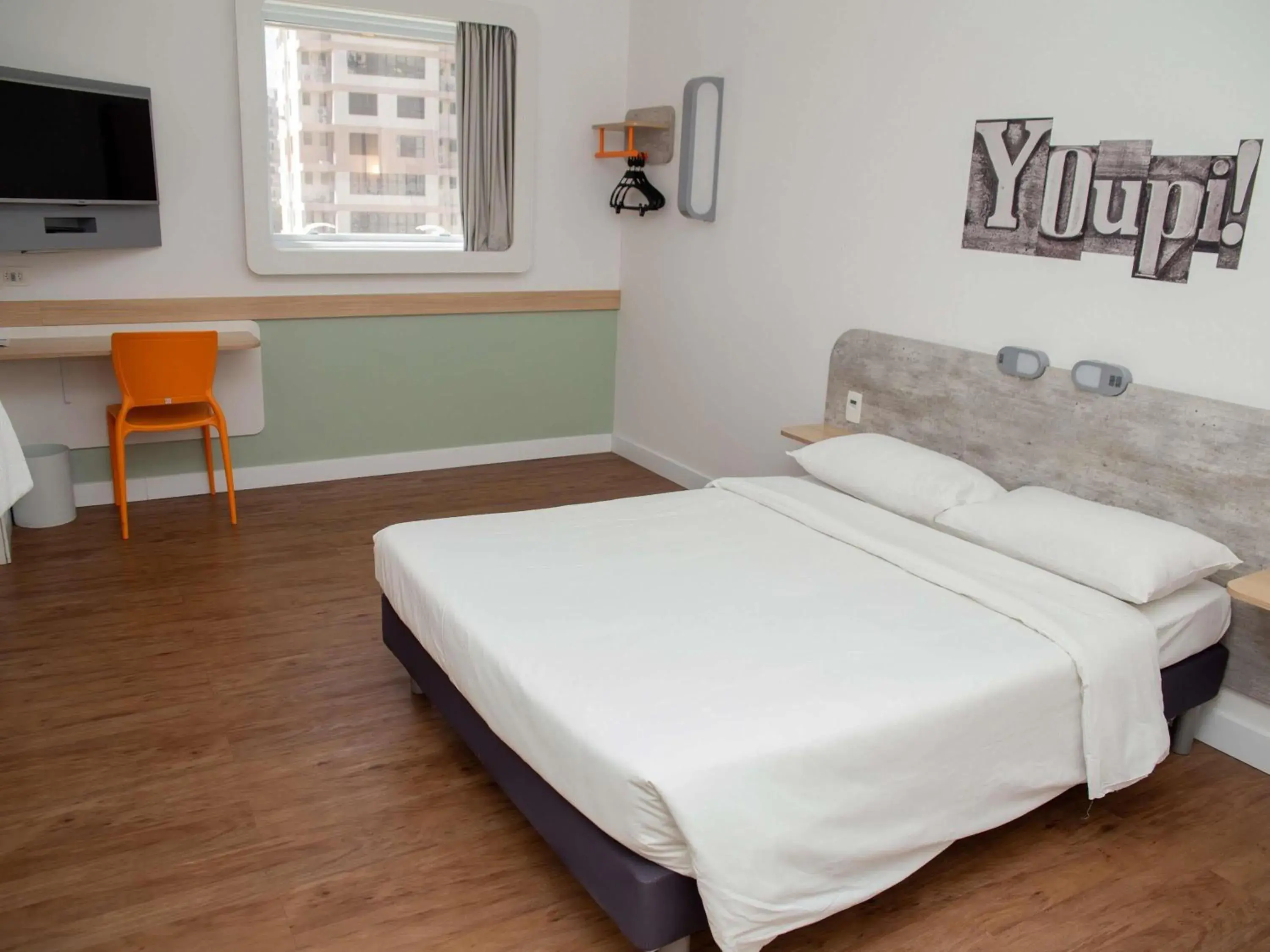 Bedroom, Bed in ibis budget Campinas Aquidaban Bedroom, Bed in ibis budget Campinas Aquidaban