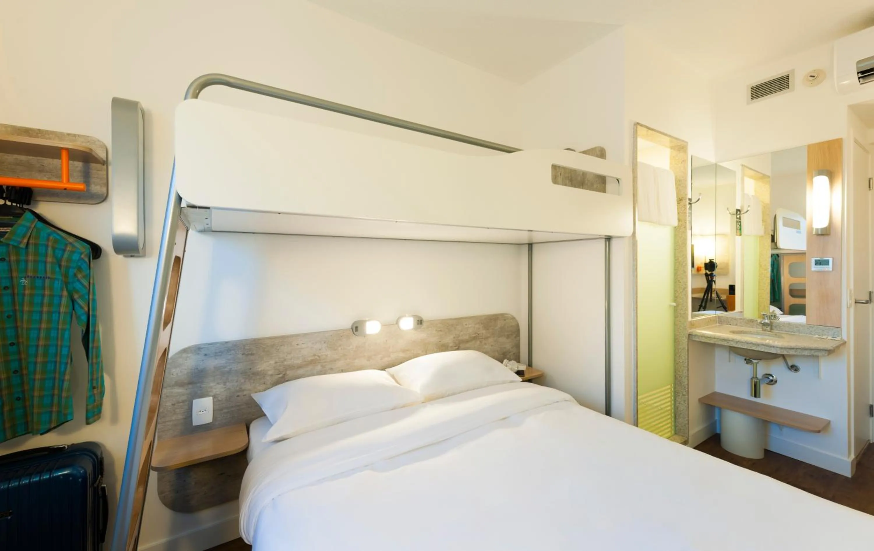 Bedroom, Bed in ibis budget Campinas Aquidaban