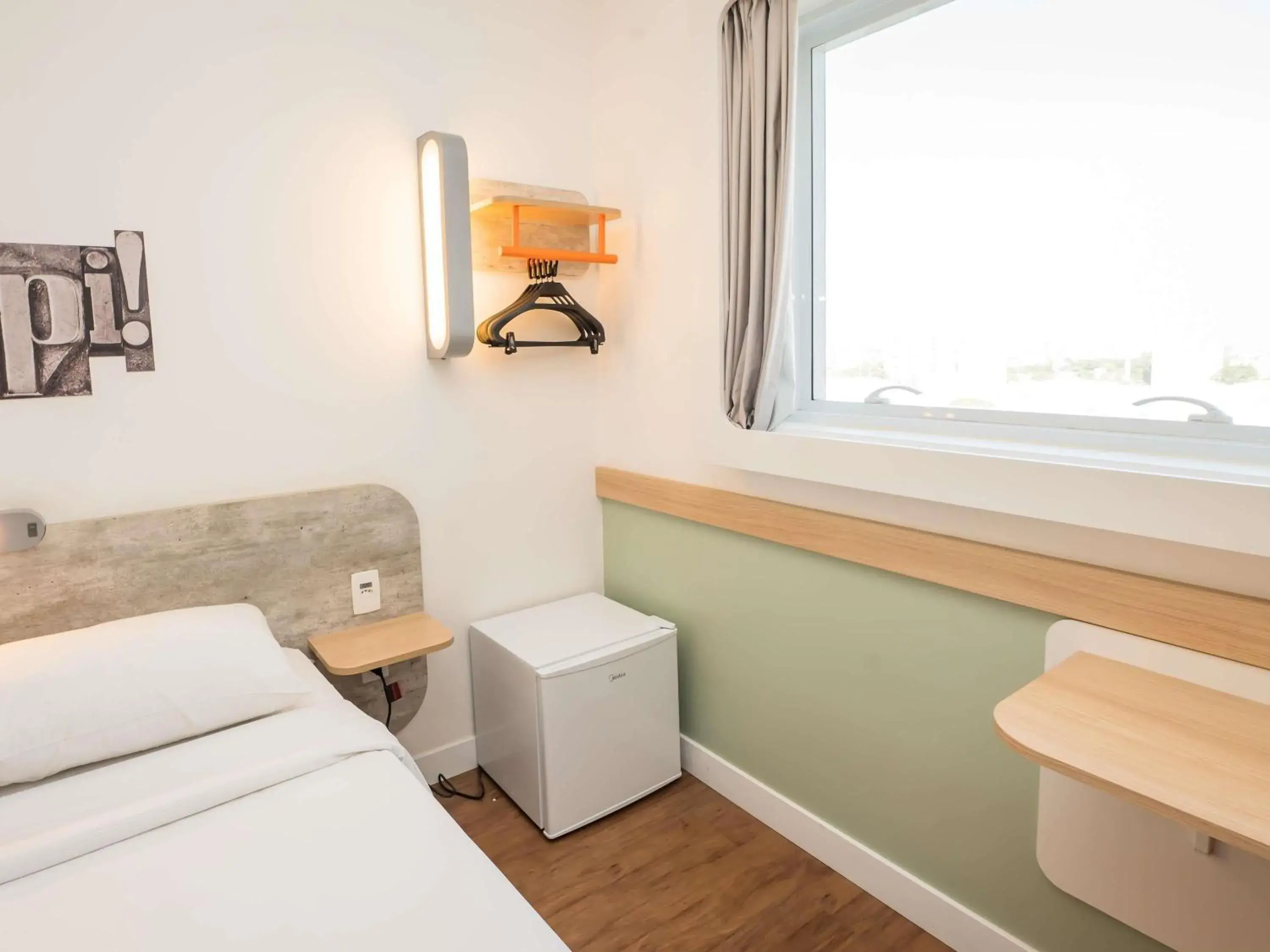 Bedroom in ibis budget Campinas Aquidaban Bedroom in ibis budget Campinas Aquidaban