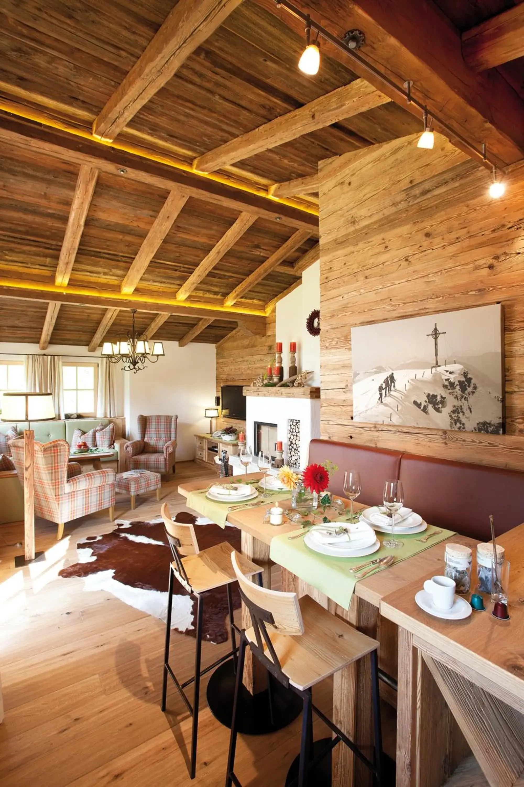 Living room, Restaurant/Places to Eat in Der Lärchenhof