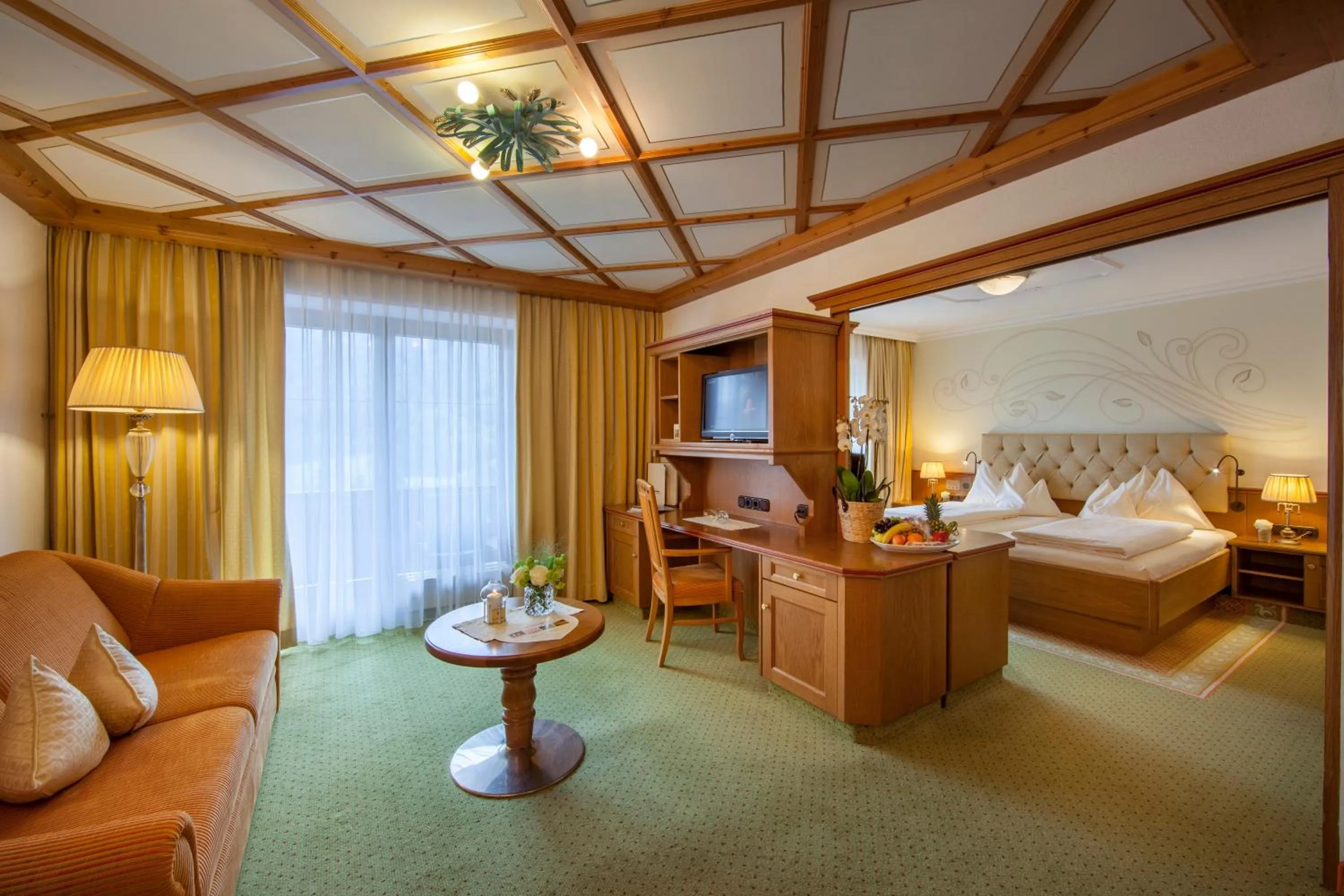 Living room, Bed in Der Lärchenhof