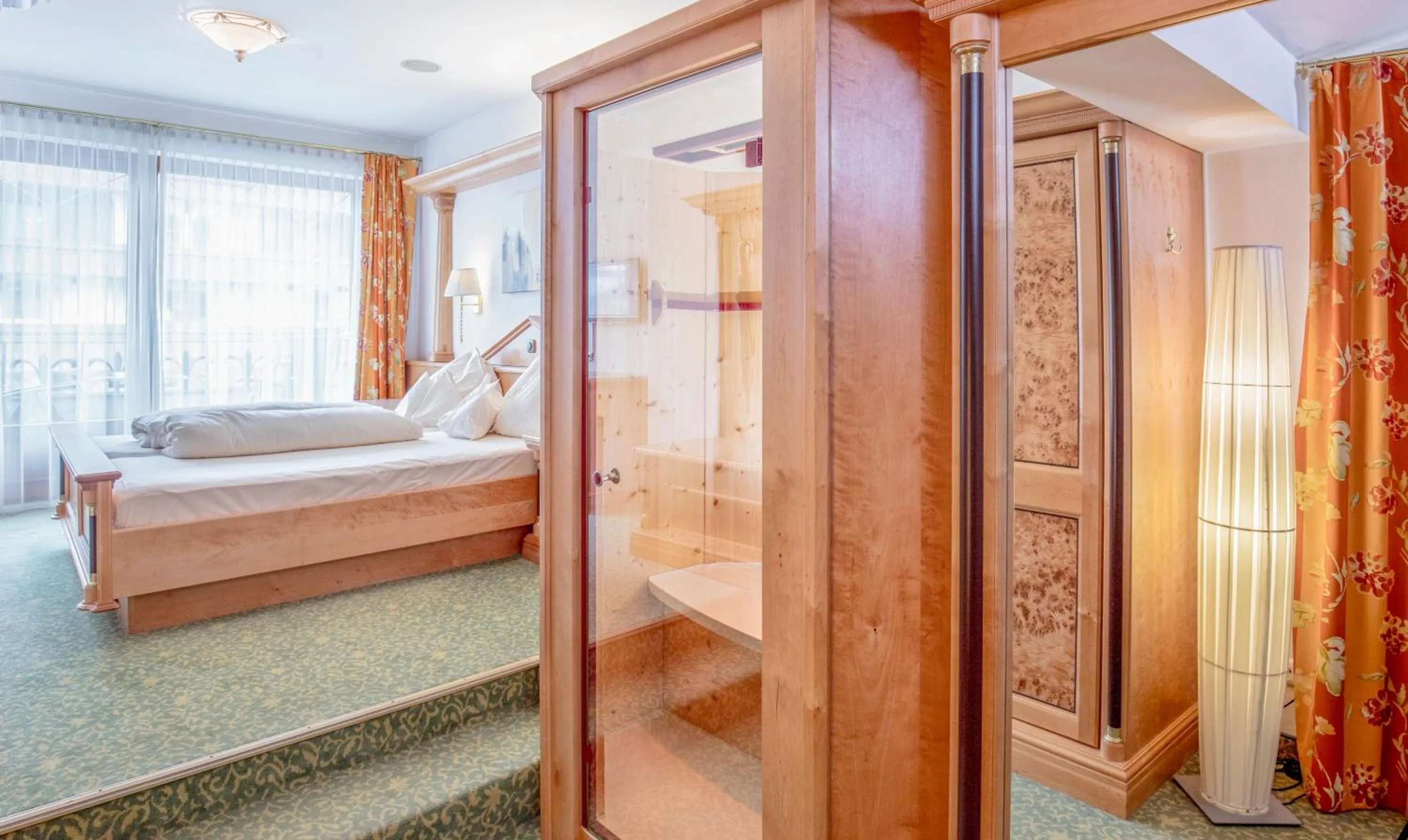 Photo of the whole room, Bed in Der Lärchenhof