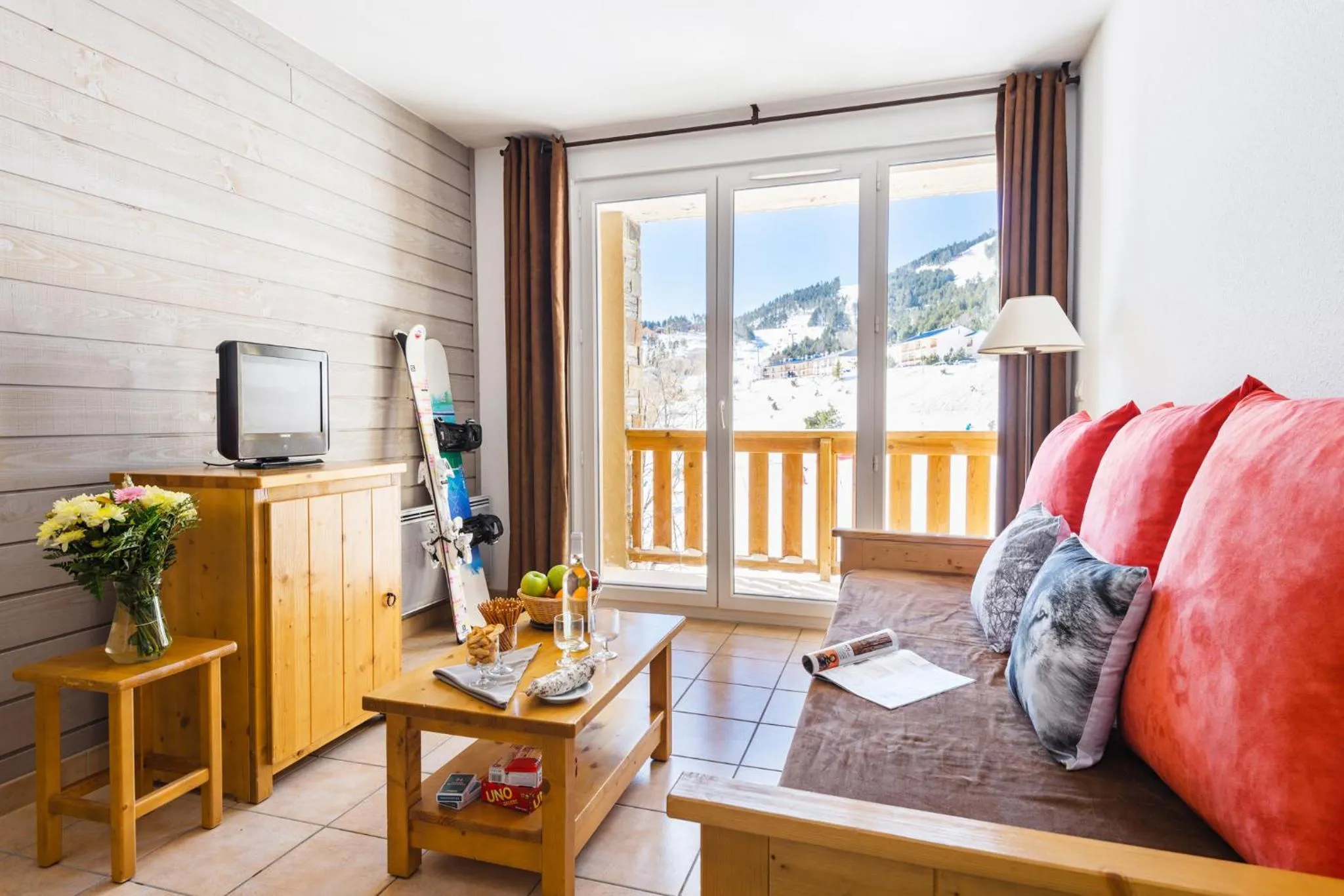 Living room in Lagrange Vacances L'Orée des Cîmes