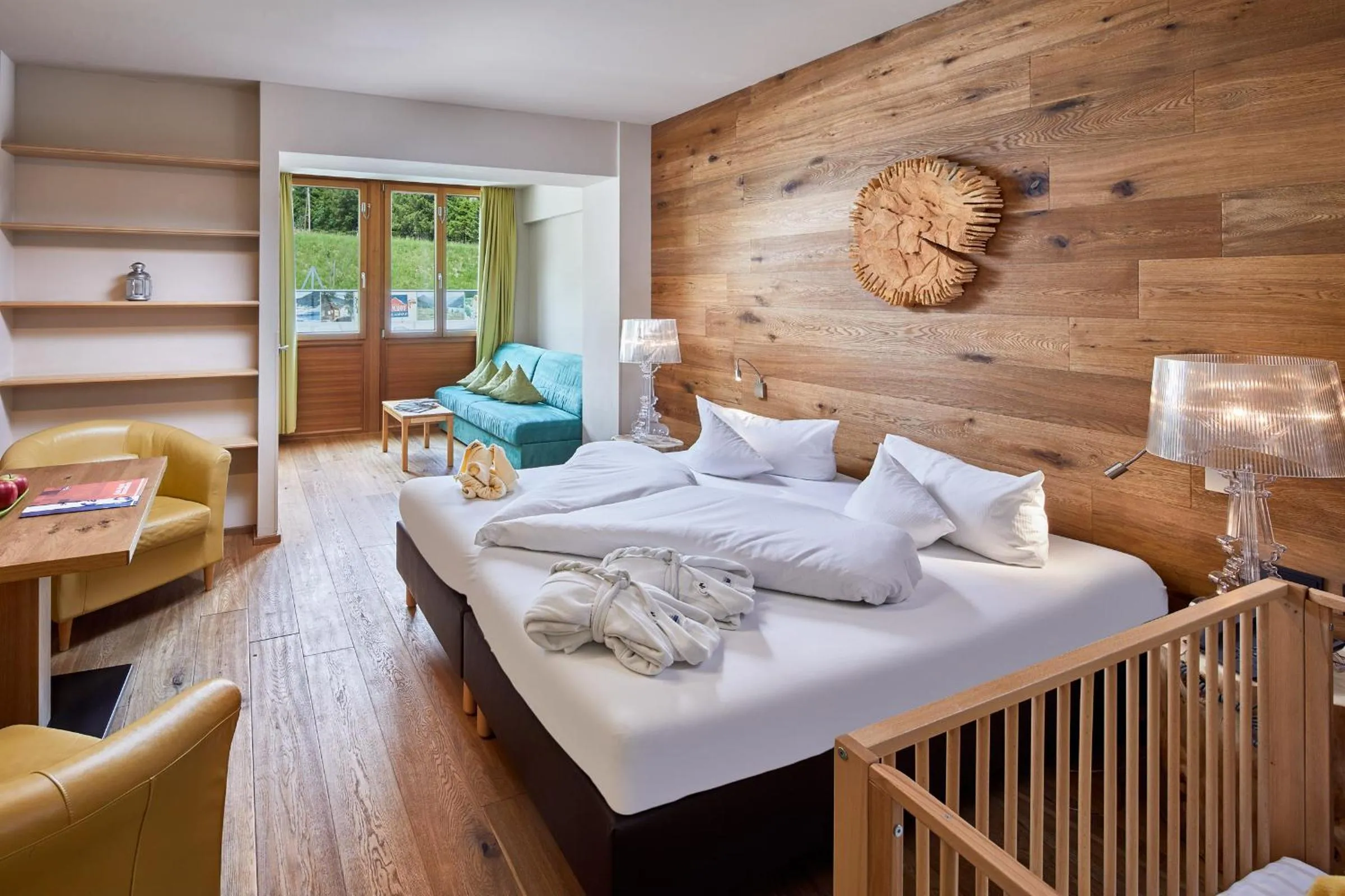 Photo of the whole room, Bed in Almhof Family und Wellness Resort