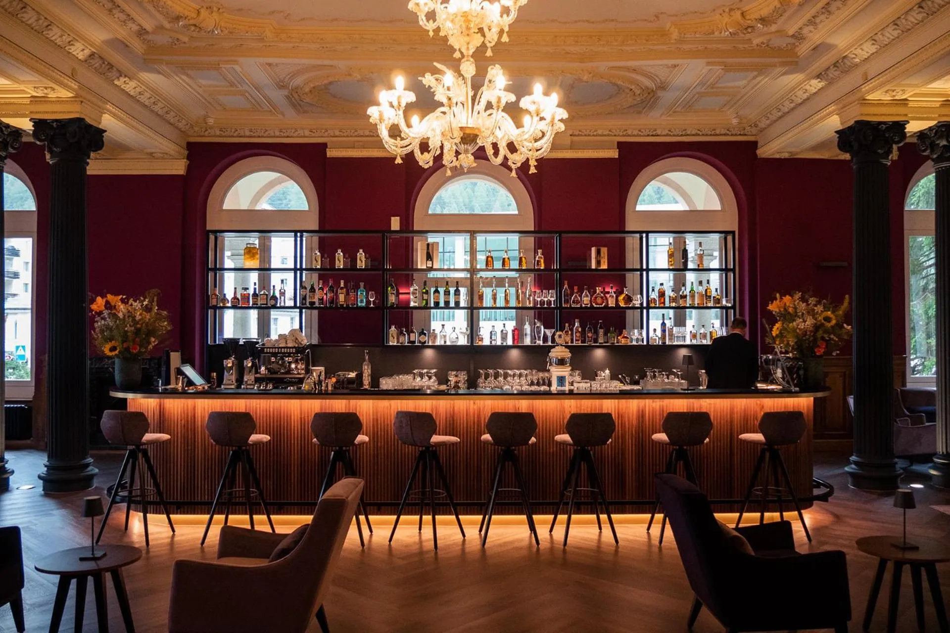 Lounge or bar in Hotel Reine Victoria