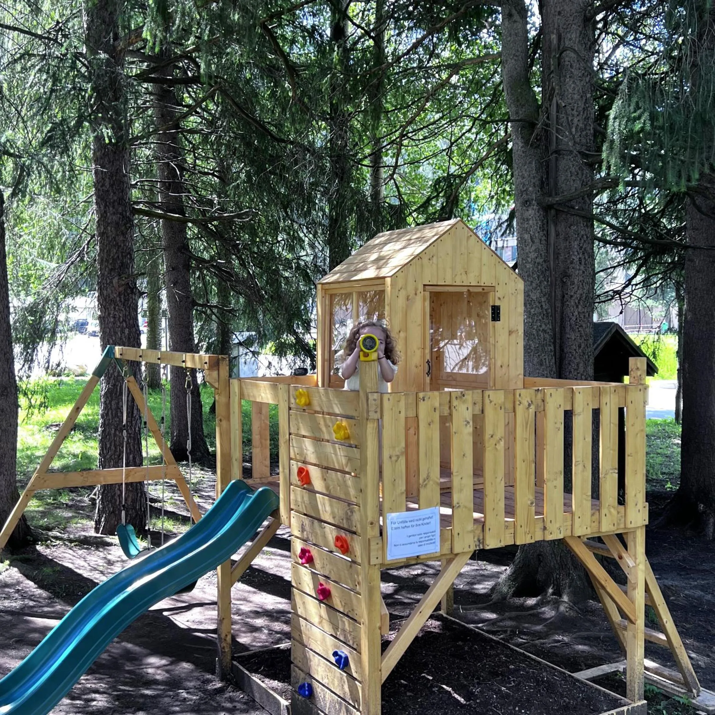 Children play ground in Hotel Reine Victoria
