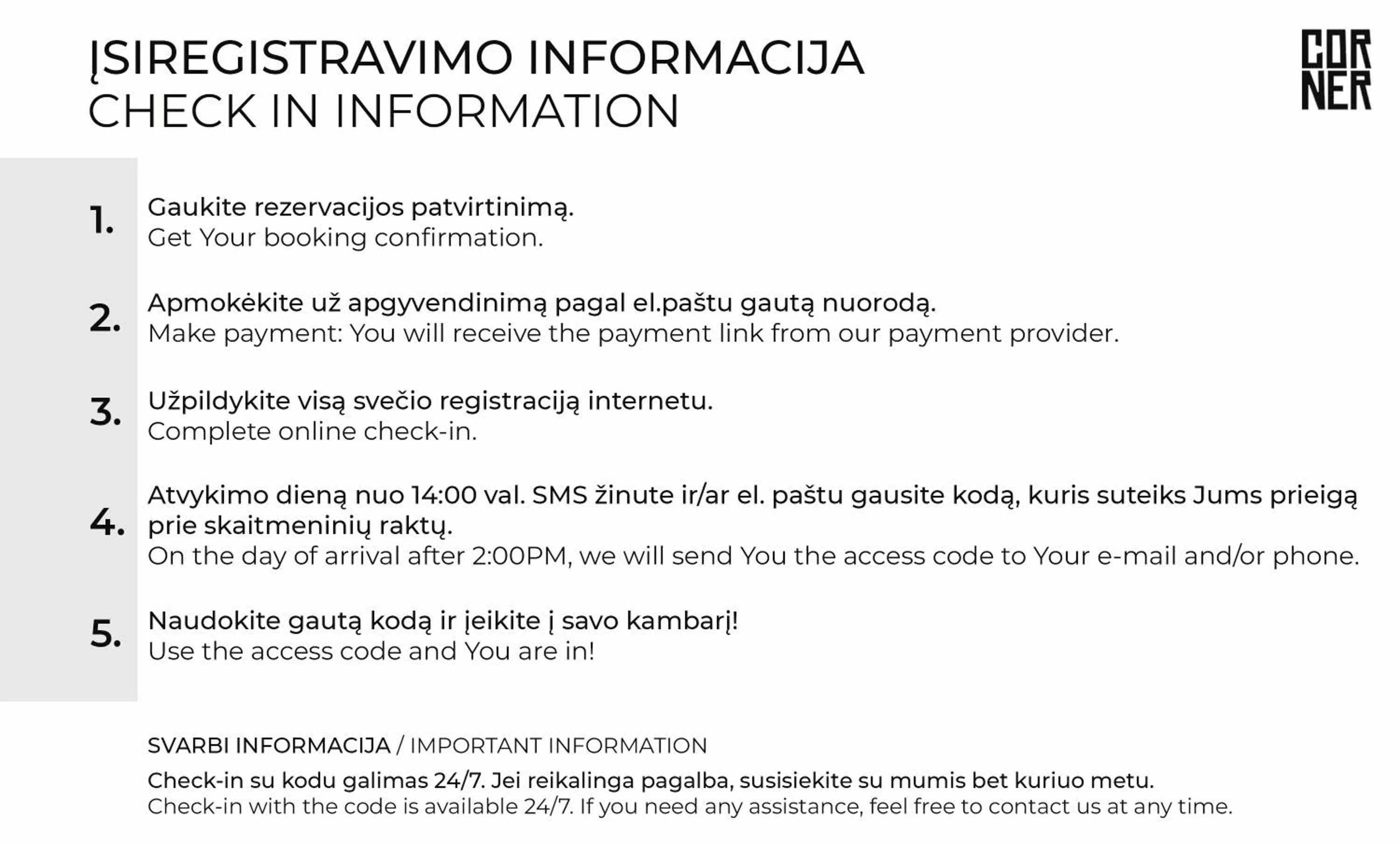 Lobby or reception in Corner Hotel