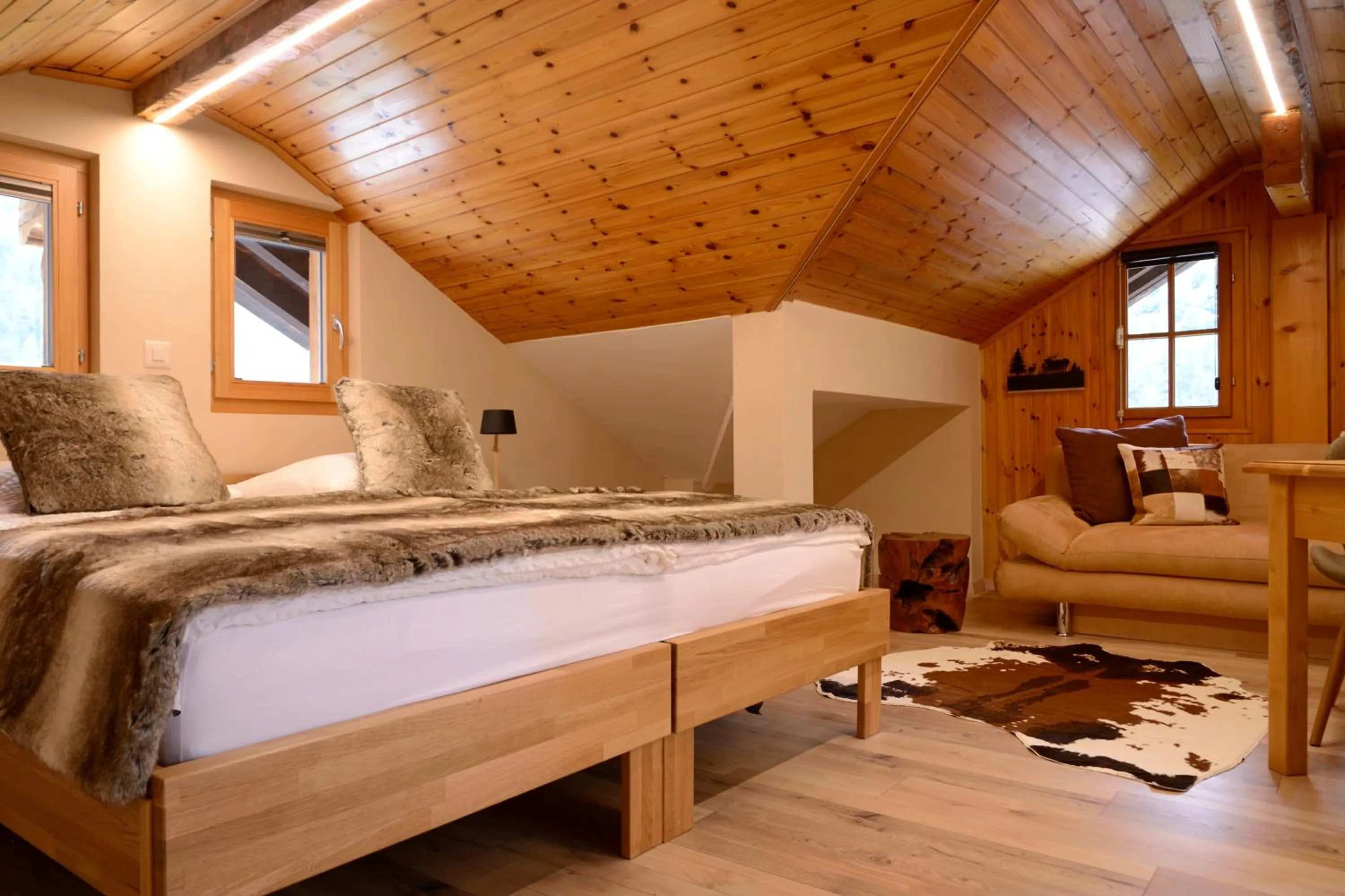 Bed in Hôtel Dents de Veisivi