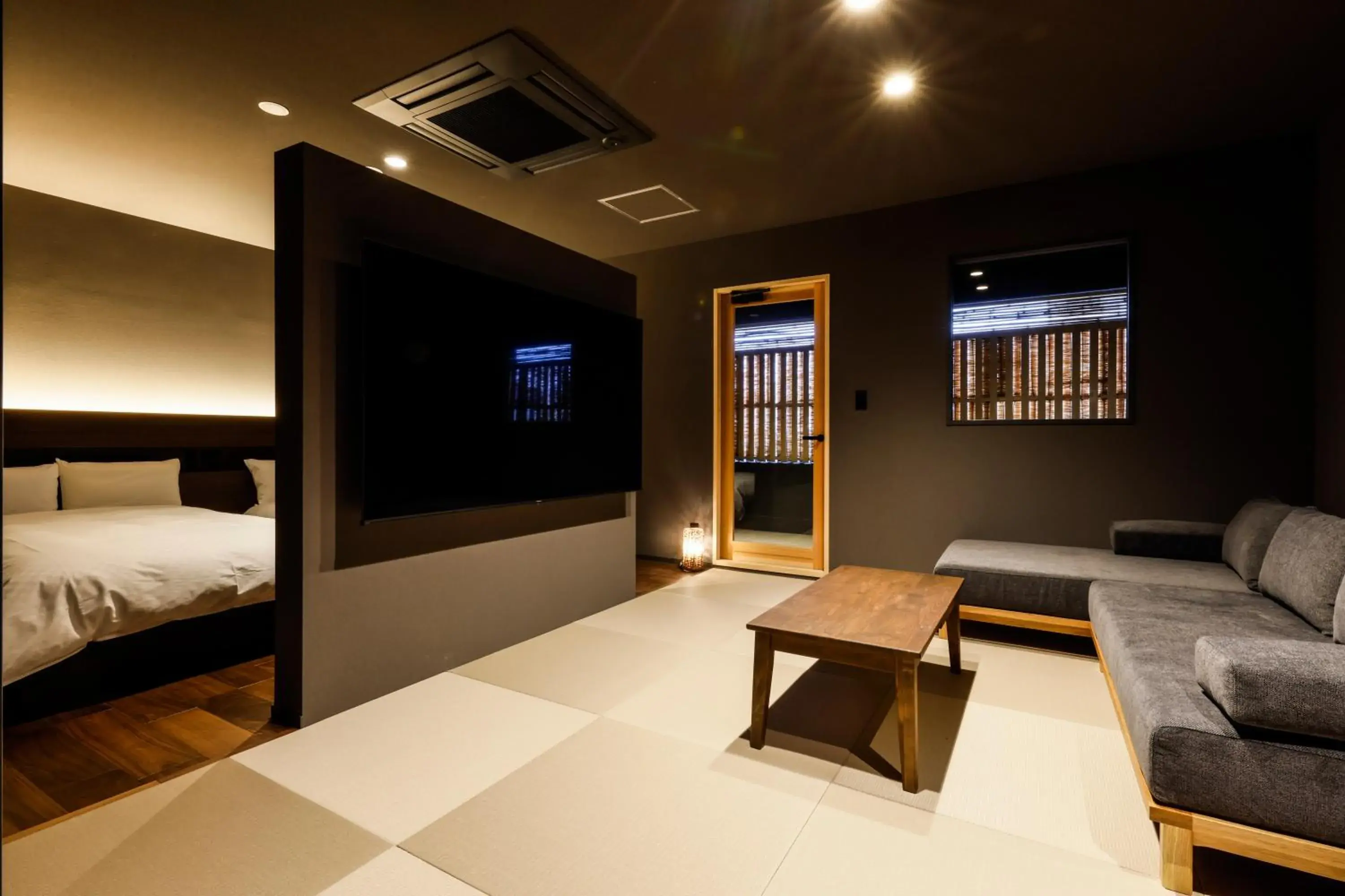 Japanese-Style Twin Room with Private Sauna, Open Air Hot Spring【Yuuhi】 - single occupancy in Hokuriku Yamashiro Onsen Hotel Kikyou Japanese-Style Twin Room with Private Sauna, Open Air Hot Spring【Yuuhi】 - single occupancy in Hokuriku Yamashiro Onsen Hotel Kikyou