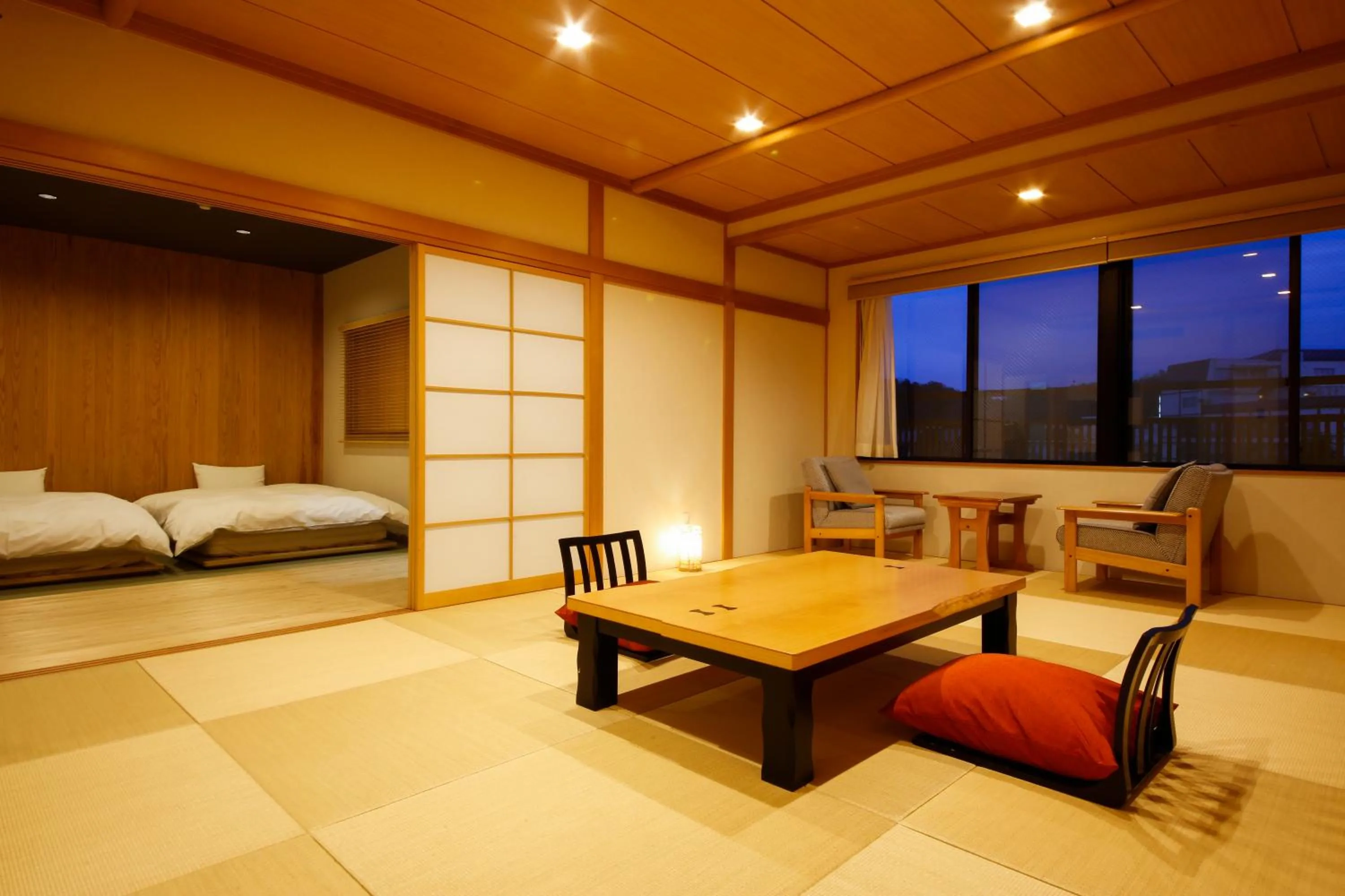 Bed in Hokuriku Yamashiro Onsen Hotel Kikyou