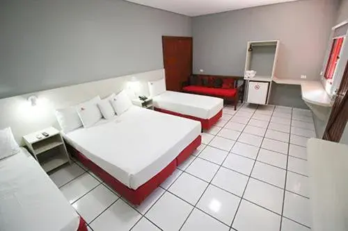 Bed in Hotel Pousada Bonsai Bed in Hotel Pousada Bonsai