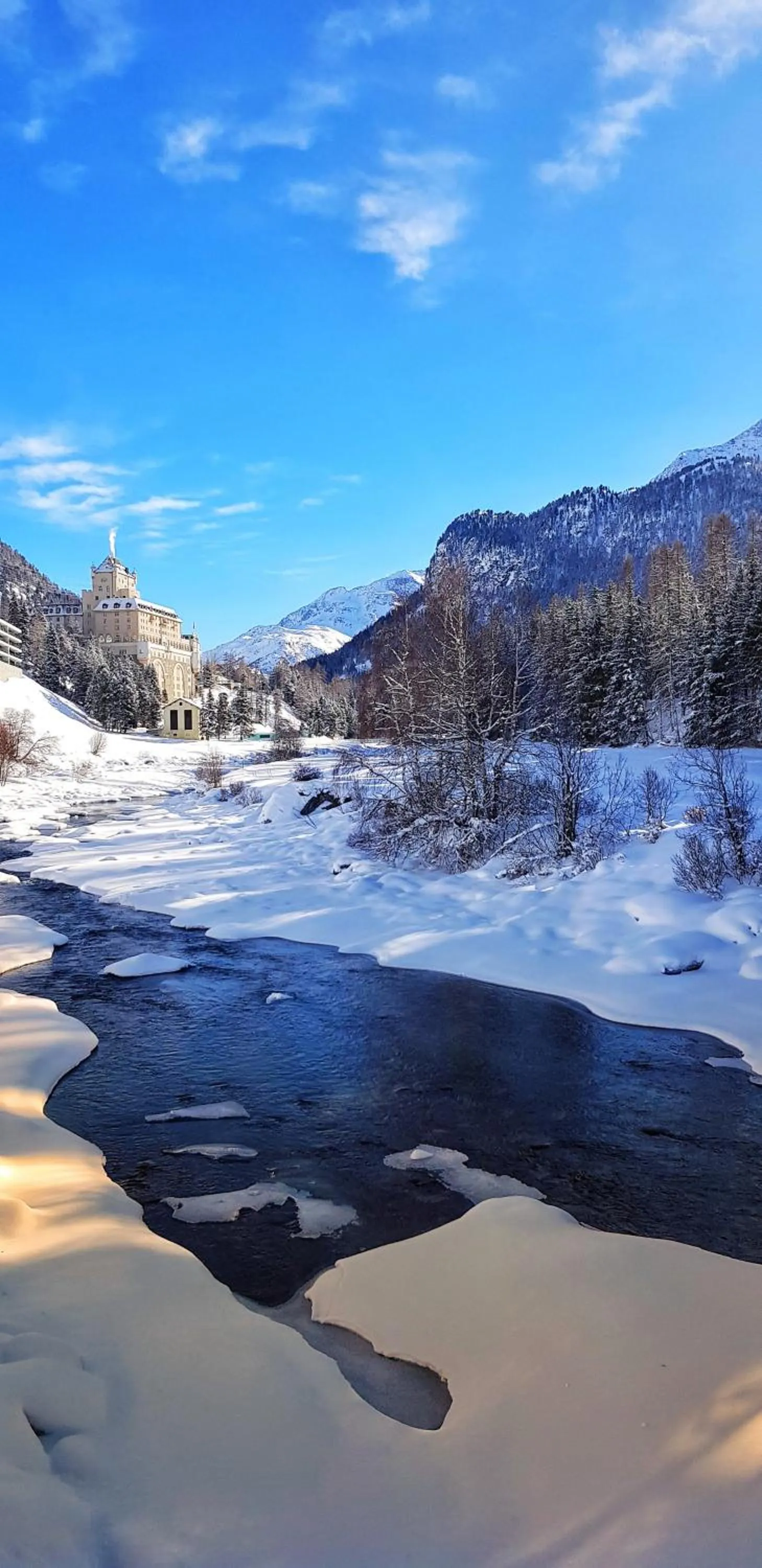Property building in Schloss Hotel & Spa Pontresina