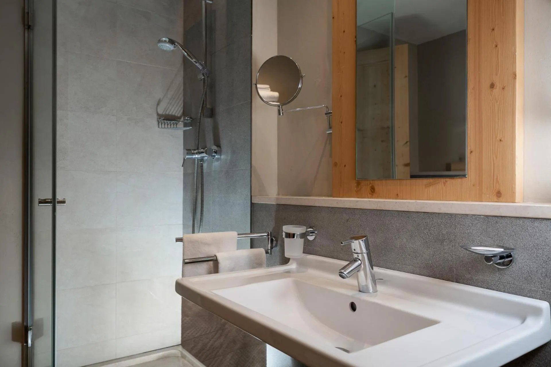 Bathroom in Schloss Hotel & Spa Pontresina