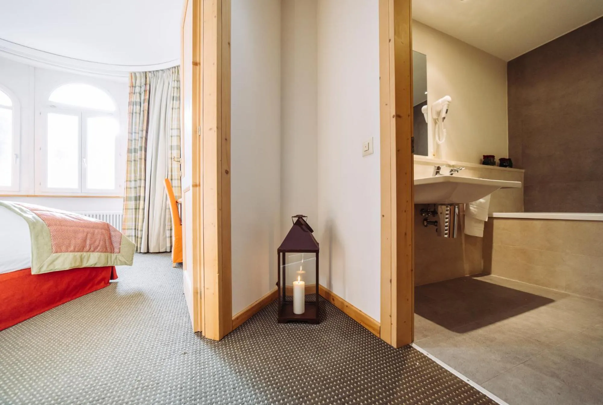 Bed in Schloss Hotel & Spa Pontresina