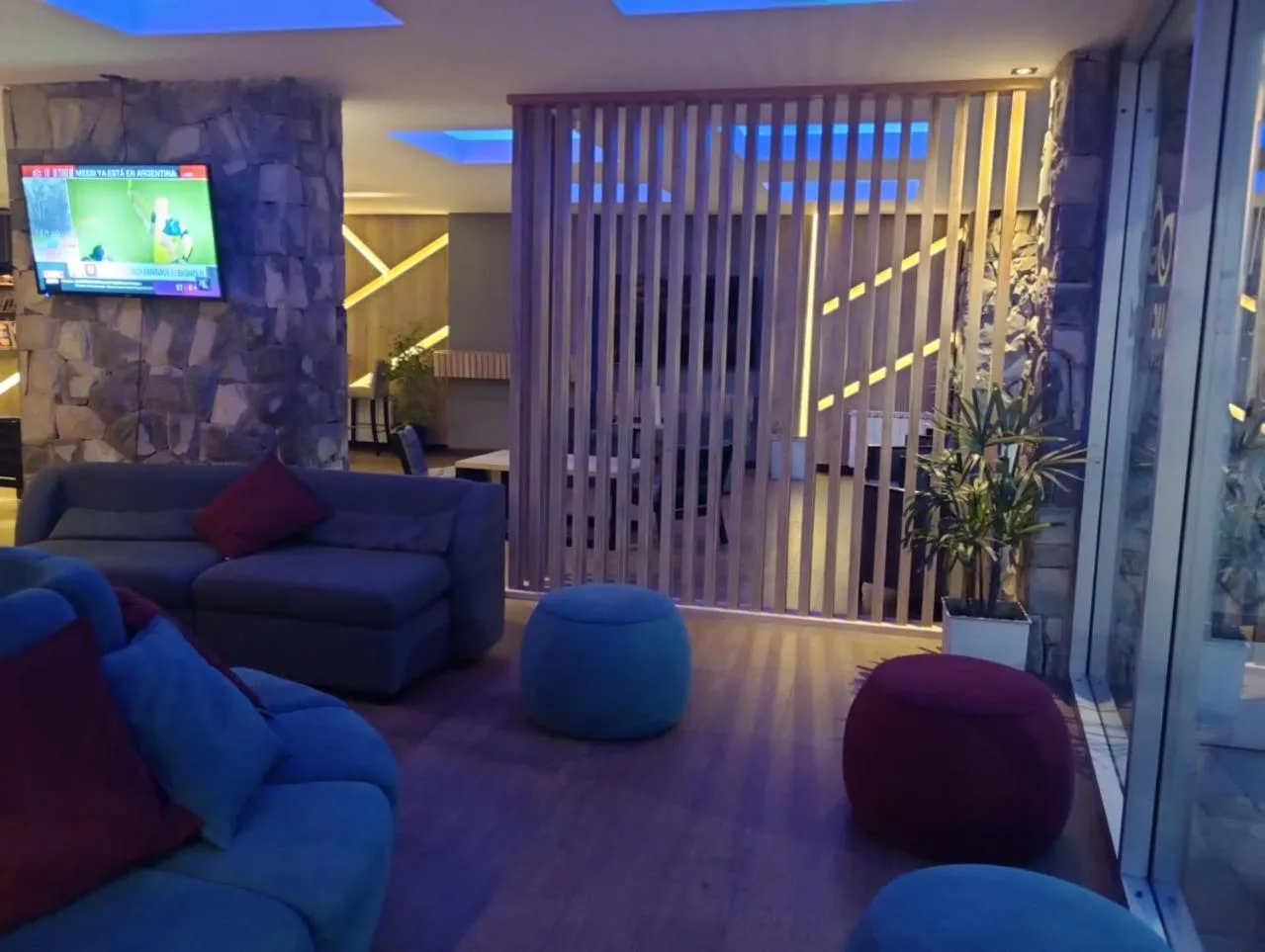 Communal lounge/ TV room in Lagos Andinos