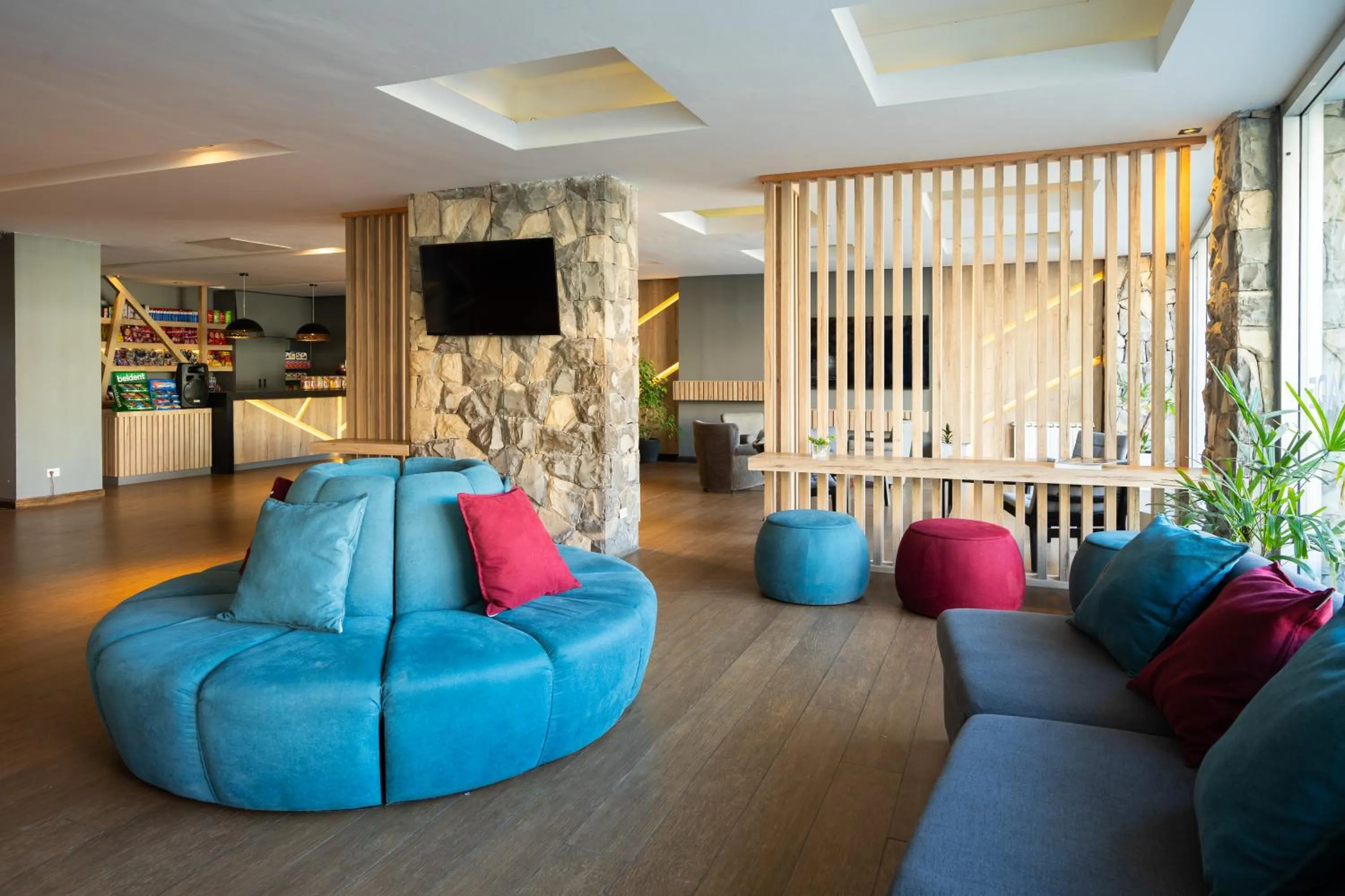 Communal lounge/ TV room in Lagos Andinos