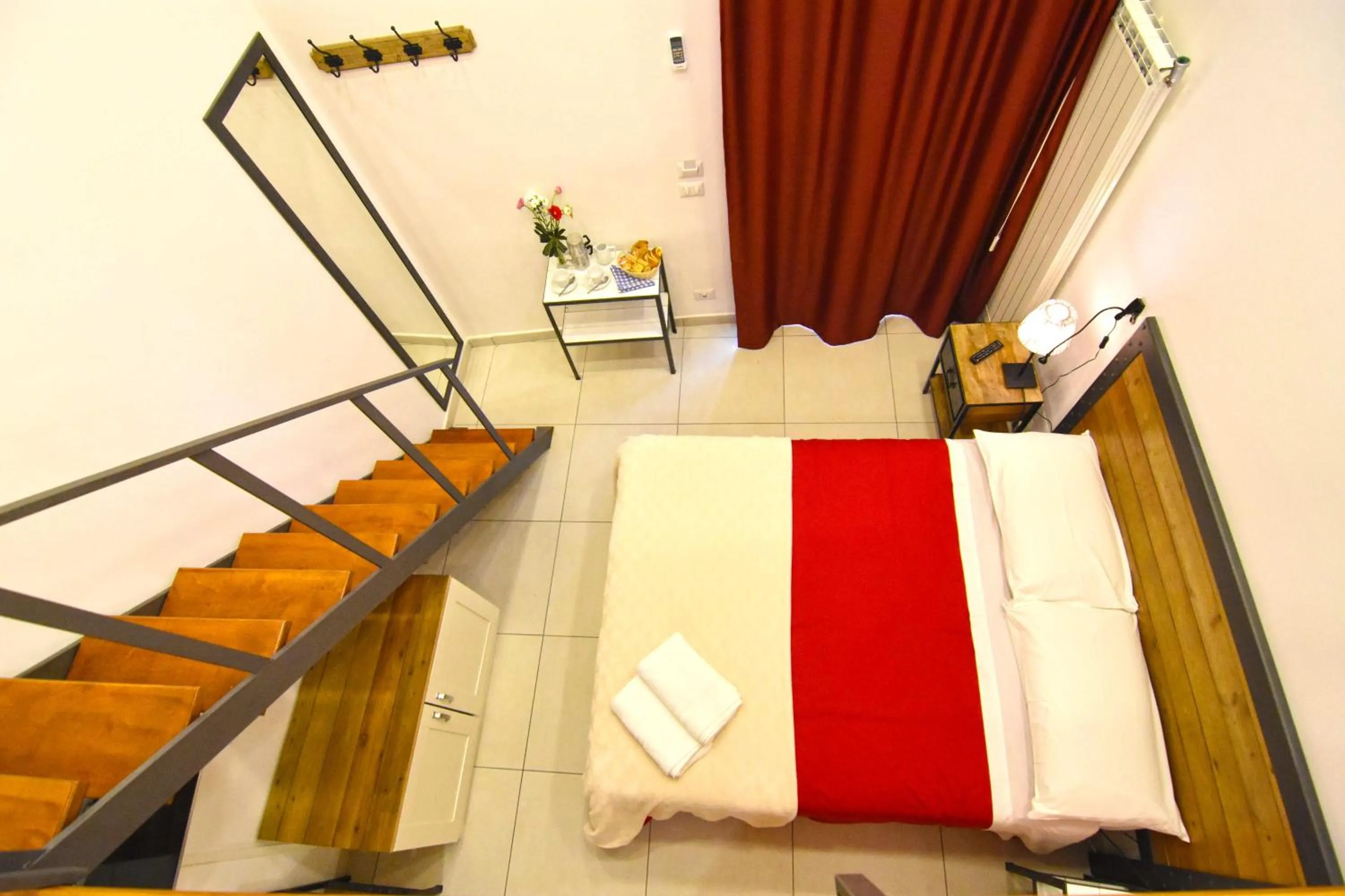 Bathroom, Bed in B&B Ninarella Napoli