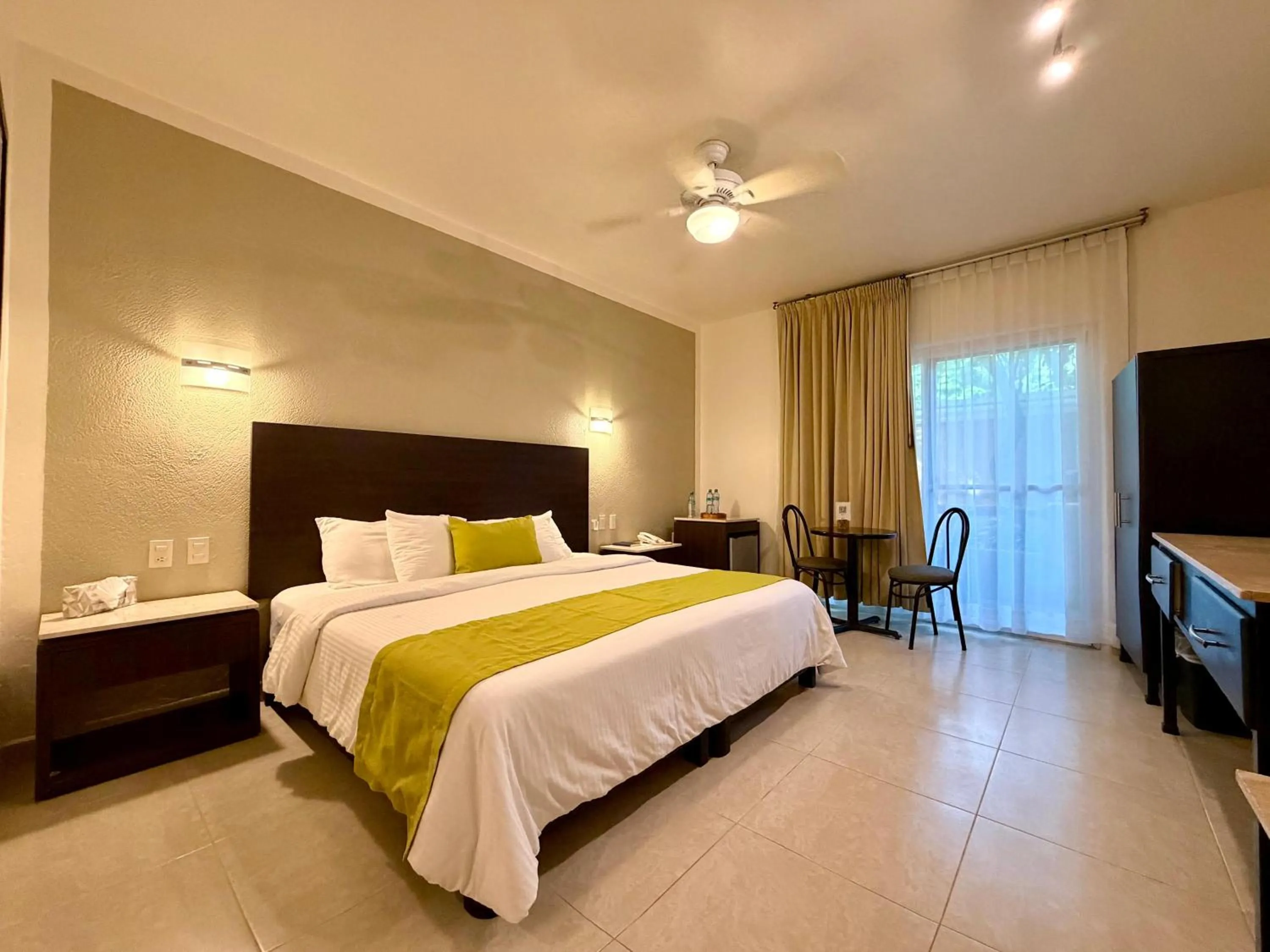 Bed in Hotel Chablis Palenque