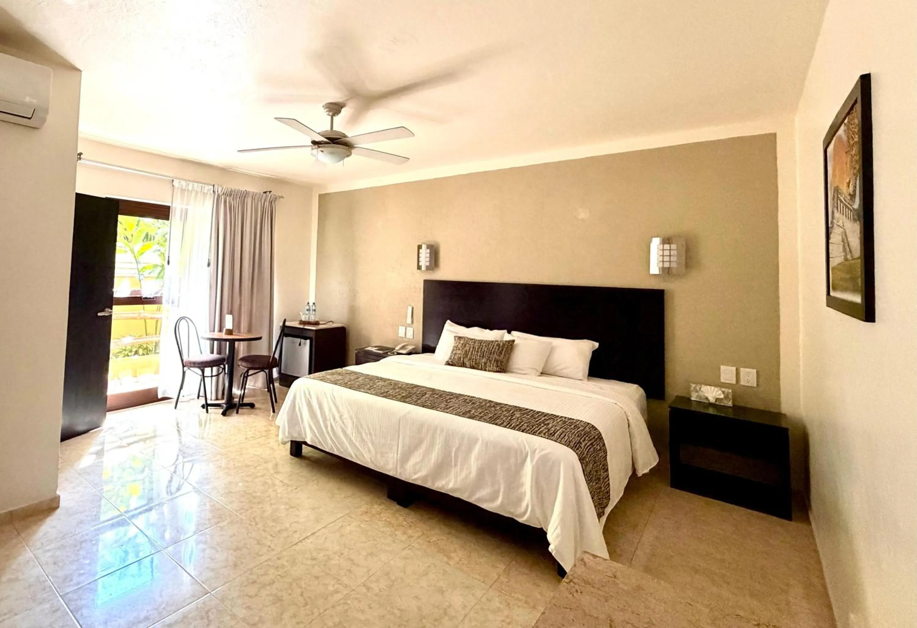 Bed in Hotel Chablis Palenque