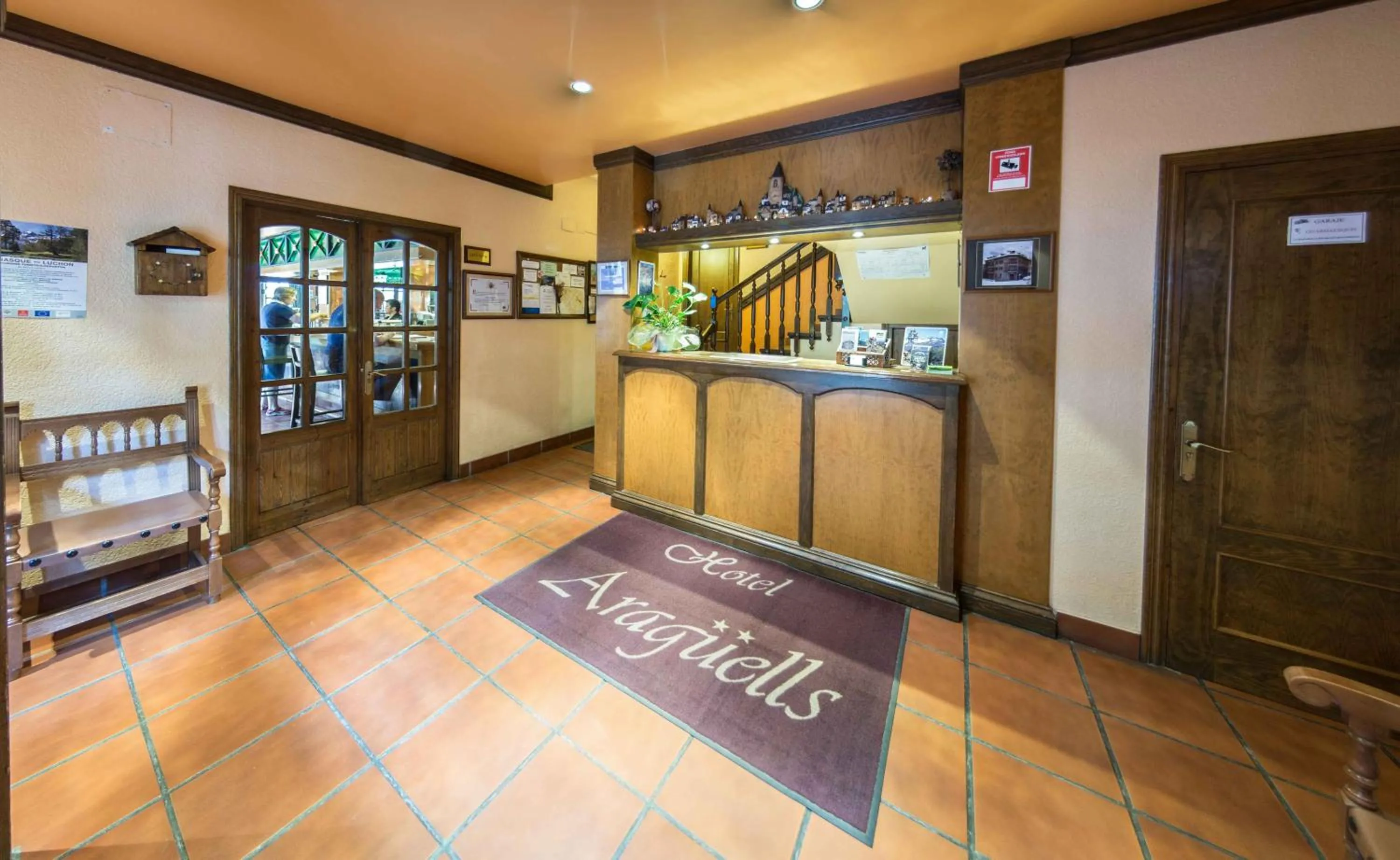 Lobby or reception in Hotel Aragüells