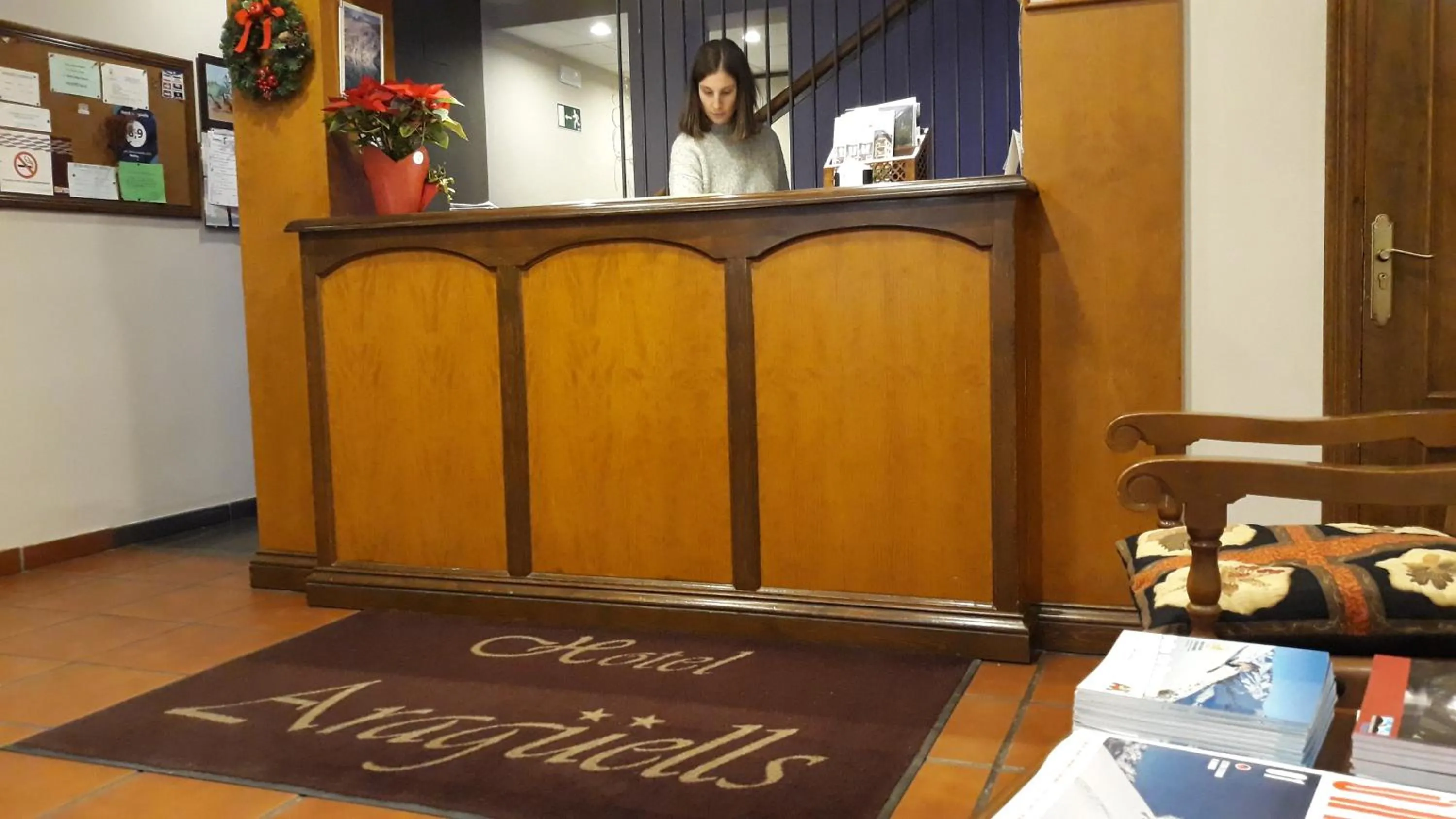 Lobby or reception in Hotel Aragüells