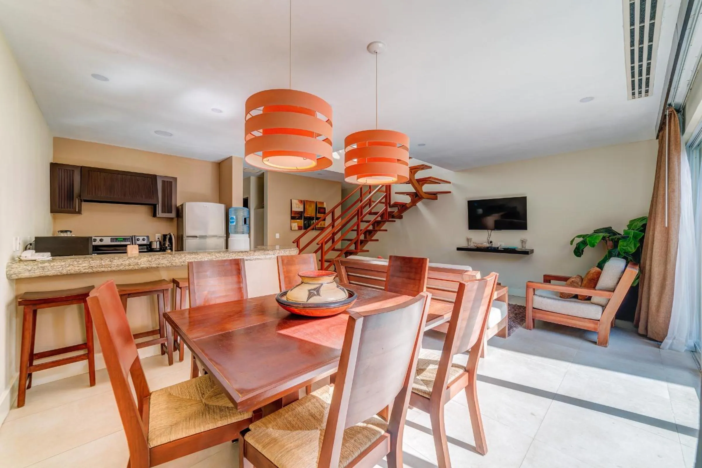 Dining area in Pueblito Escondido by Mistik Vacation Rentals