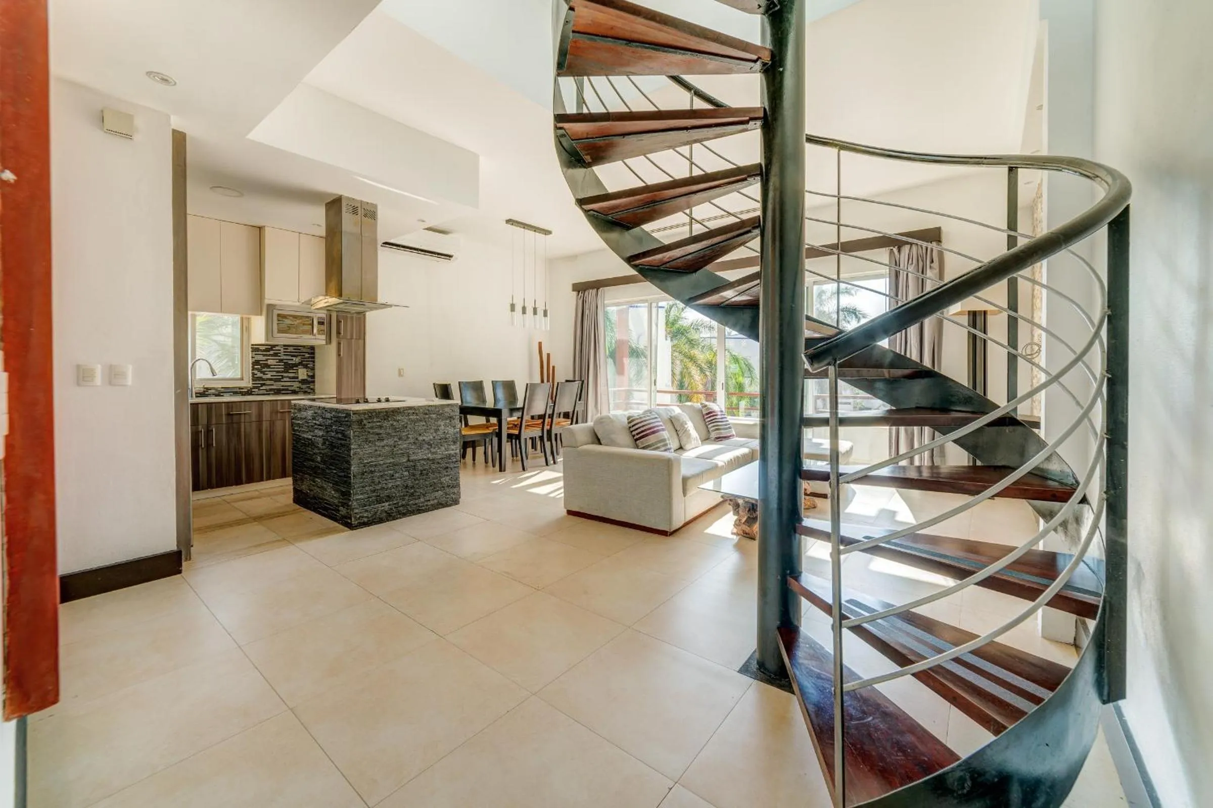 Living room in Pueblito Escondido by Mistik Vacation Rentals