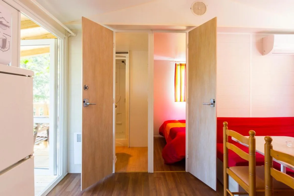 Bed in Camping Bungalows El Far