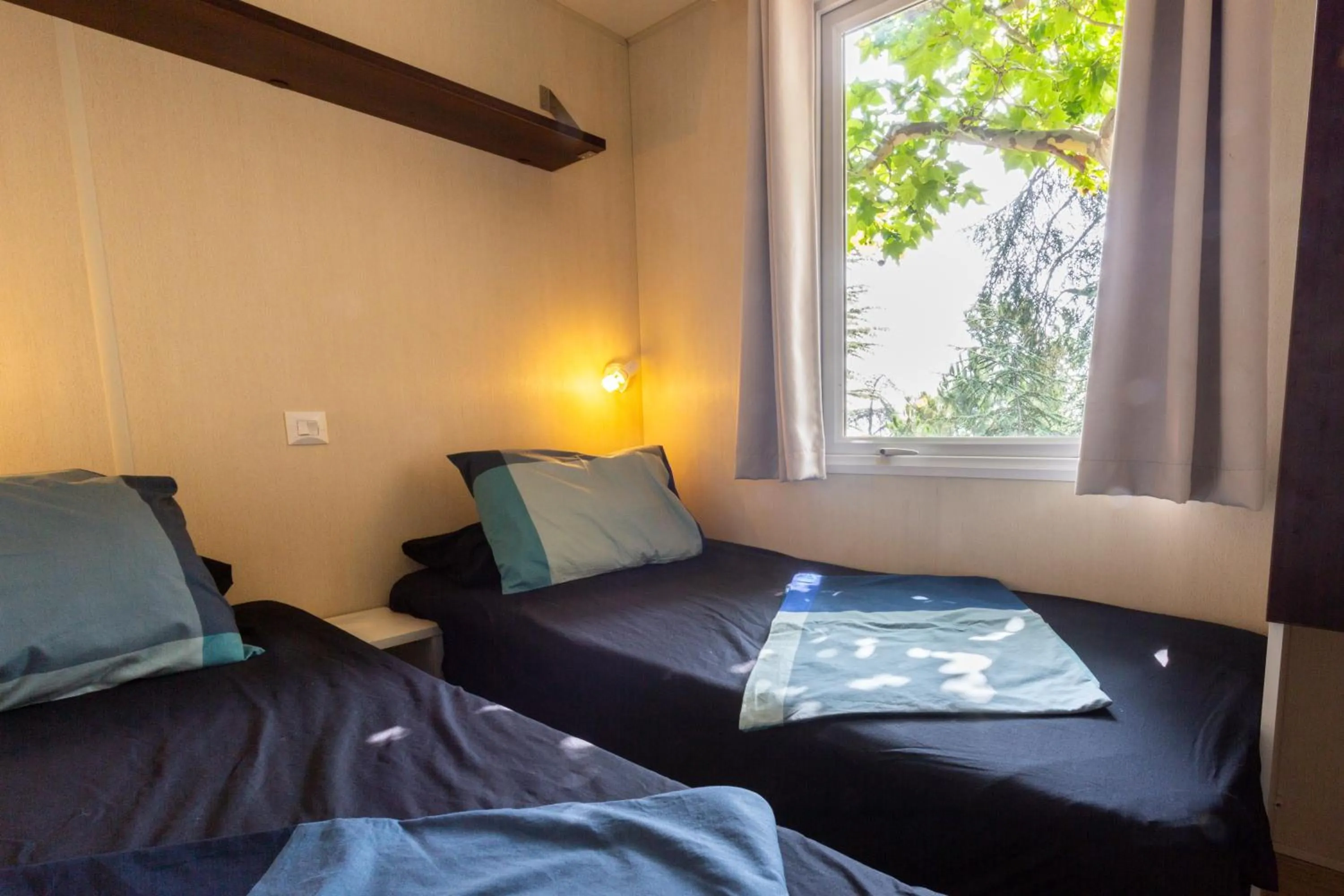 Bedroom, Bed in Camping Bungalows El Far