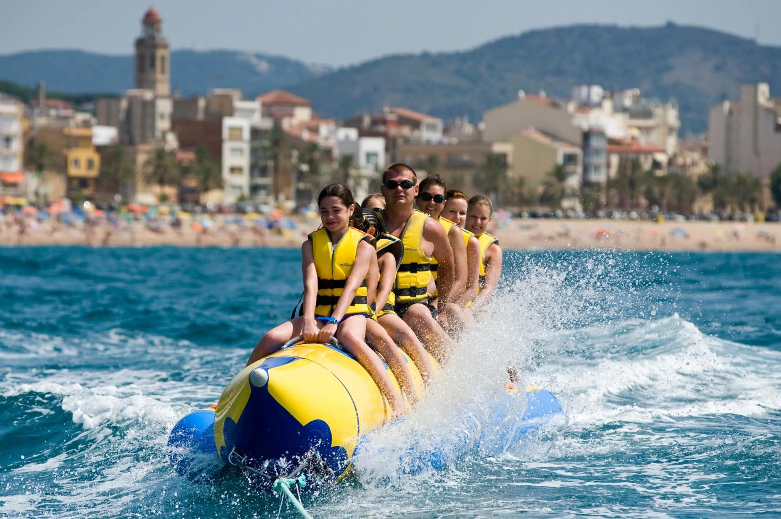 People in Camping Bungalows El Far