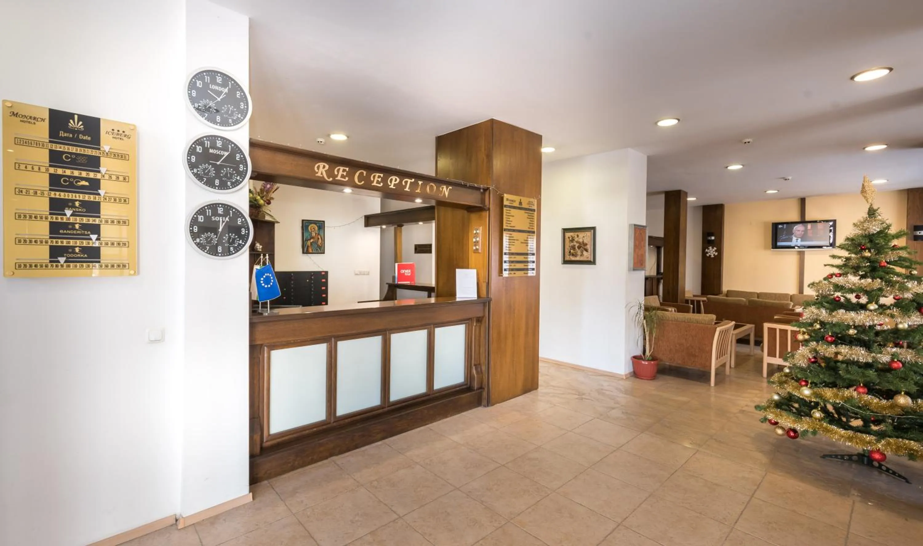 Lobby or reception in Hotel Iceberg Bansko