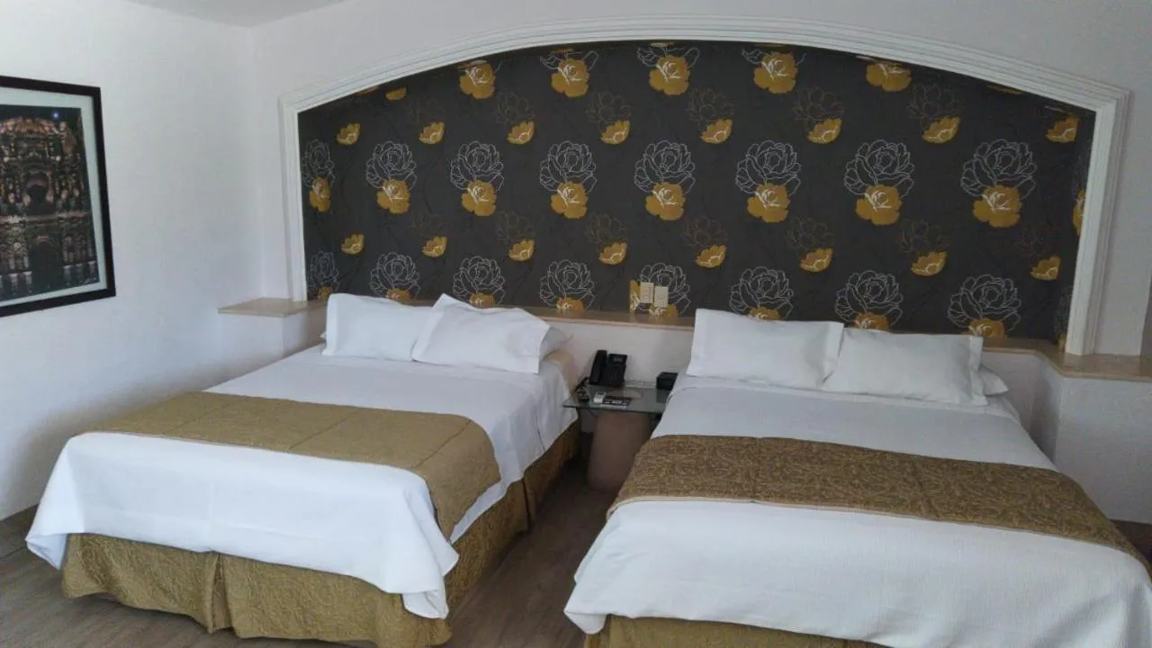 Bed in Hotel Baruk Teleférico Centro Histórico