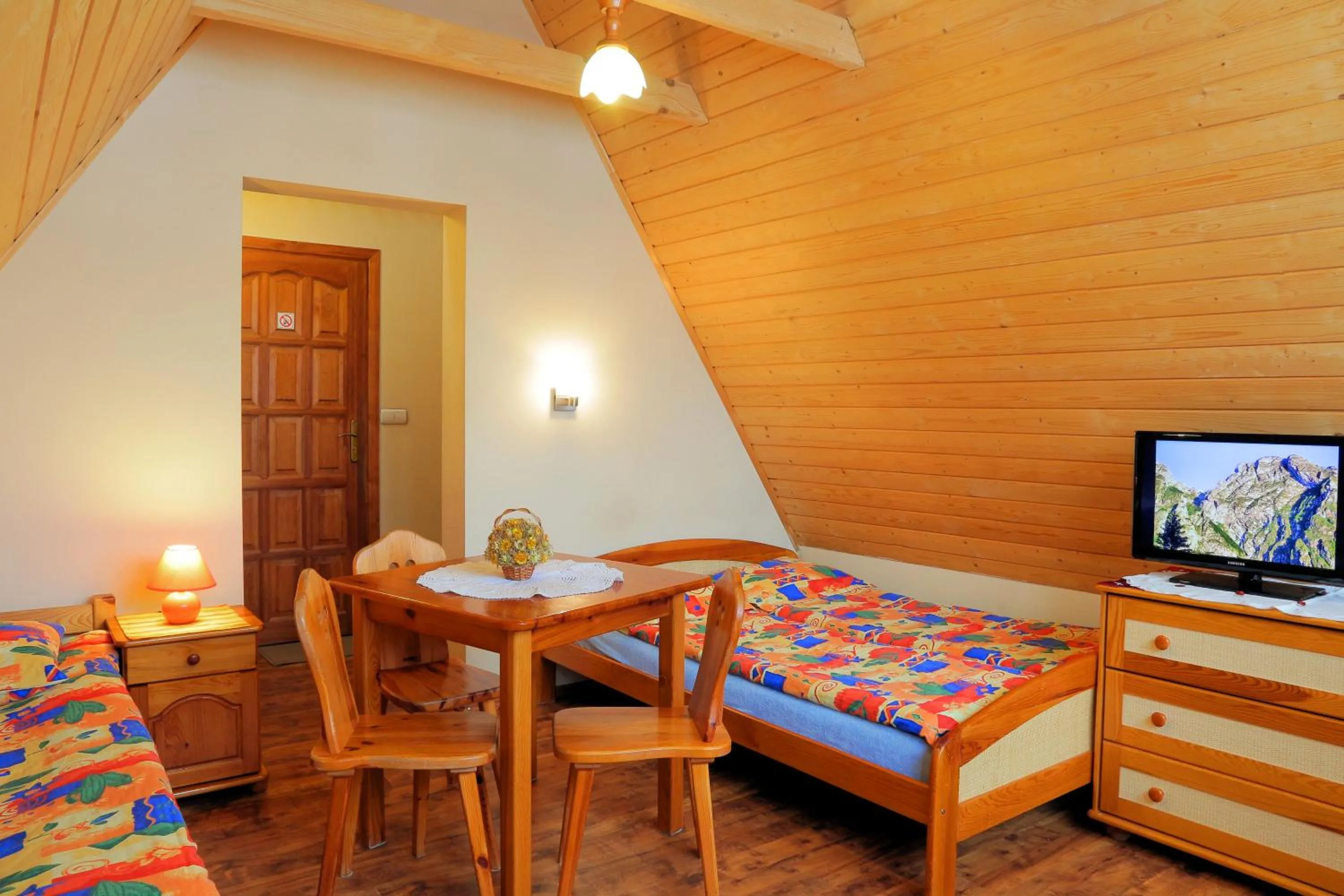 Bed in Pokoje Gościnne Pod Giewontem