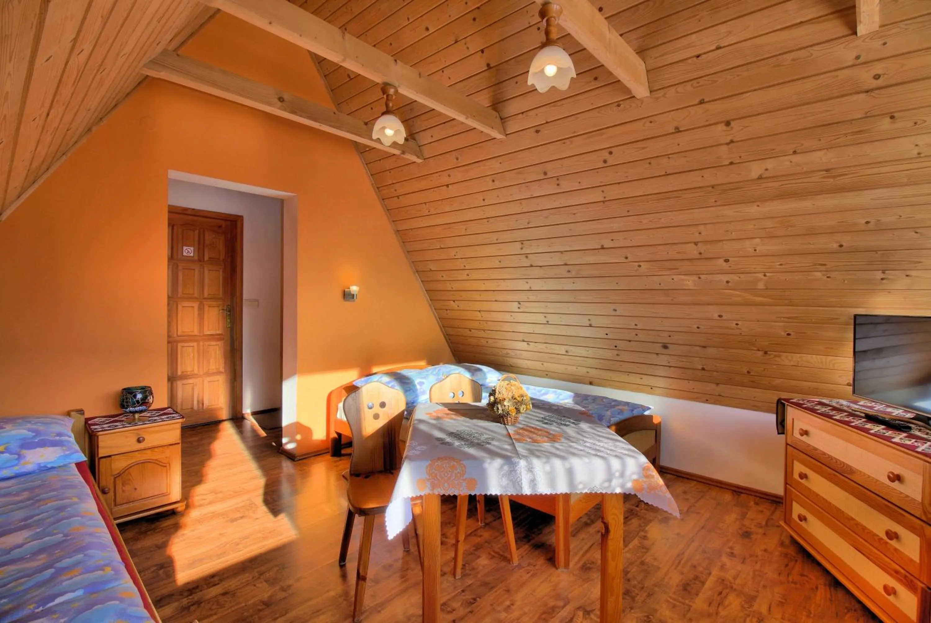 Bed in Pokoje Gościnne Pod Giewontem