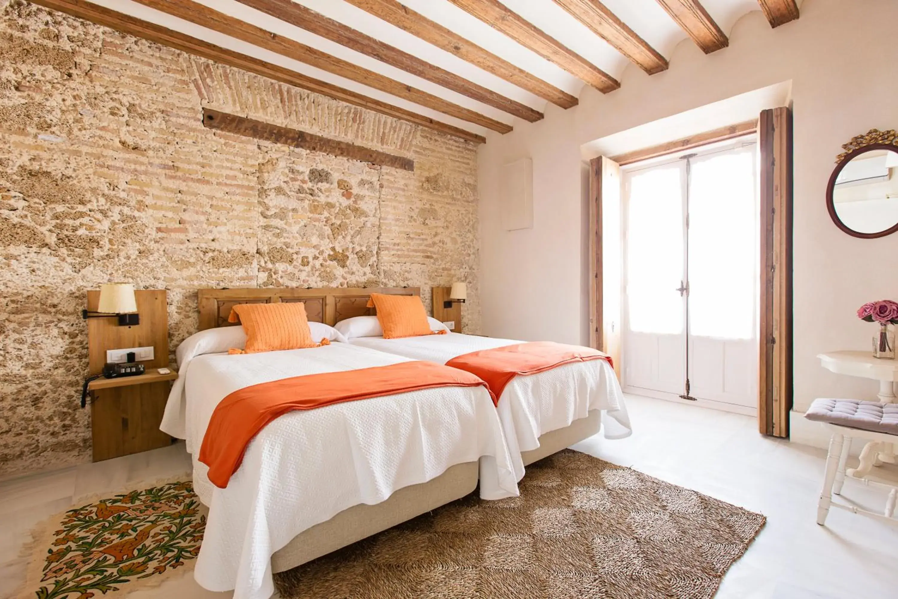 Double Exterior Room in Hotel Casa de las Cuatro Torres Double Exterior Room in Hotel Casa de las Cuatro Torres