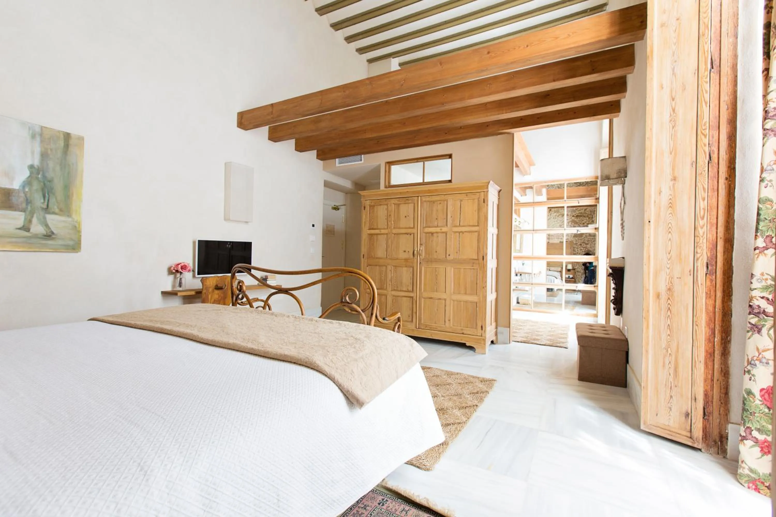 Bedroom, Bed in Hotel Casa de las Cuatro Torres