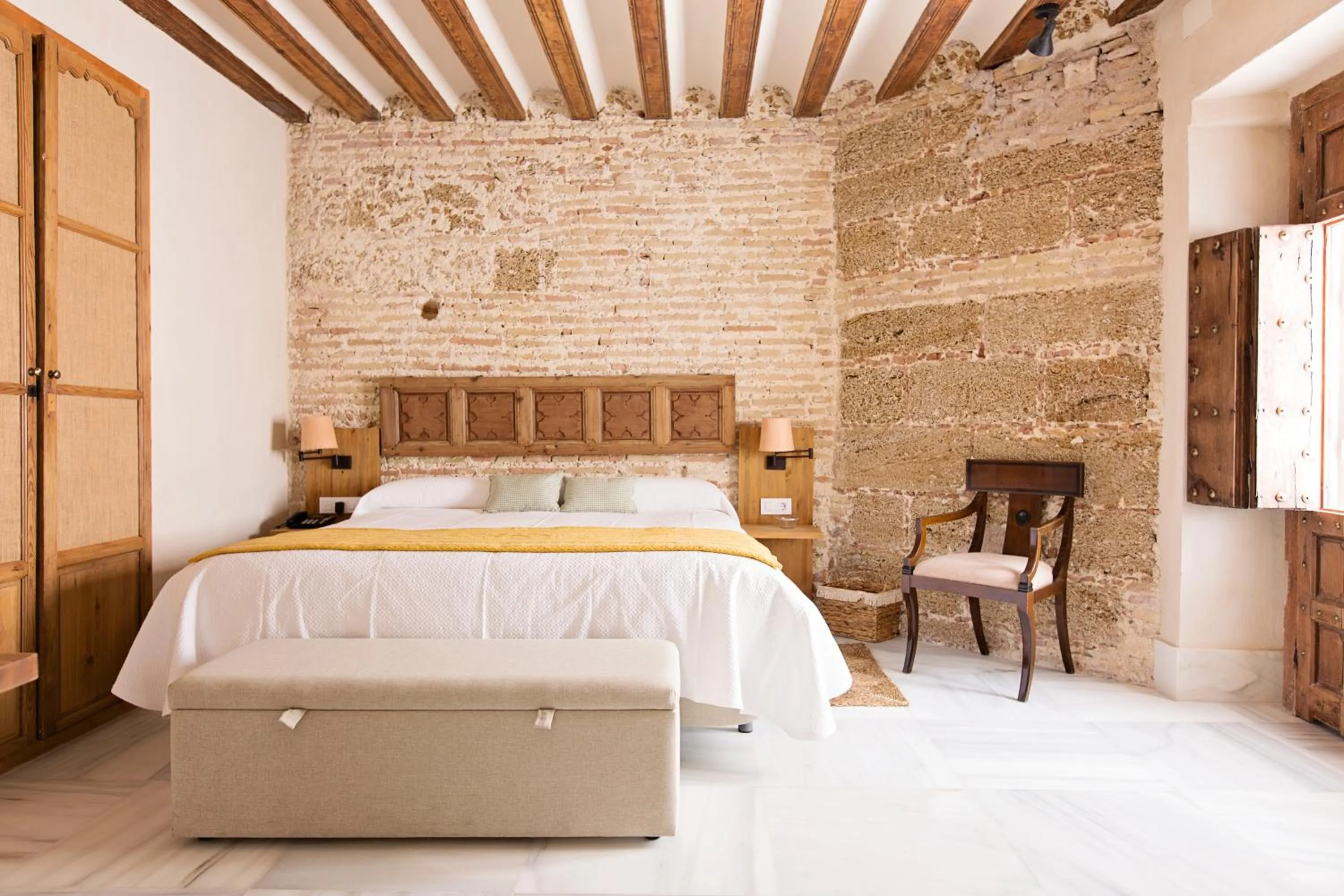Bedroom, Bed in Hotel Casa de las Cuatro Torres