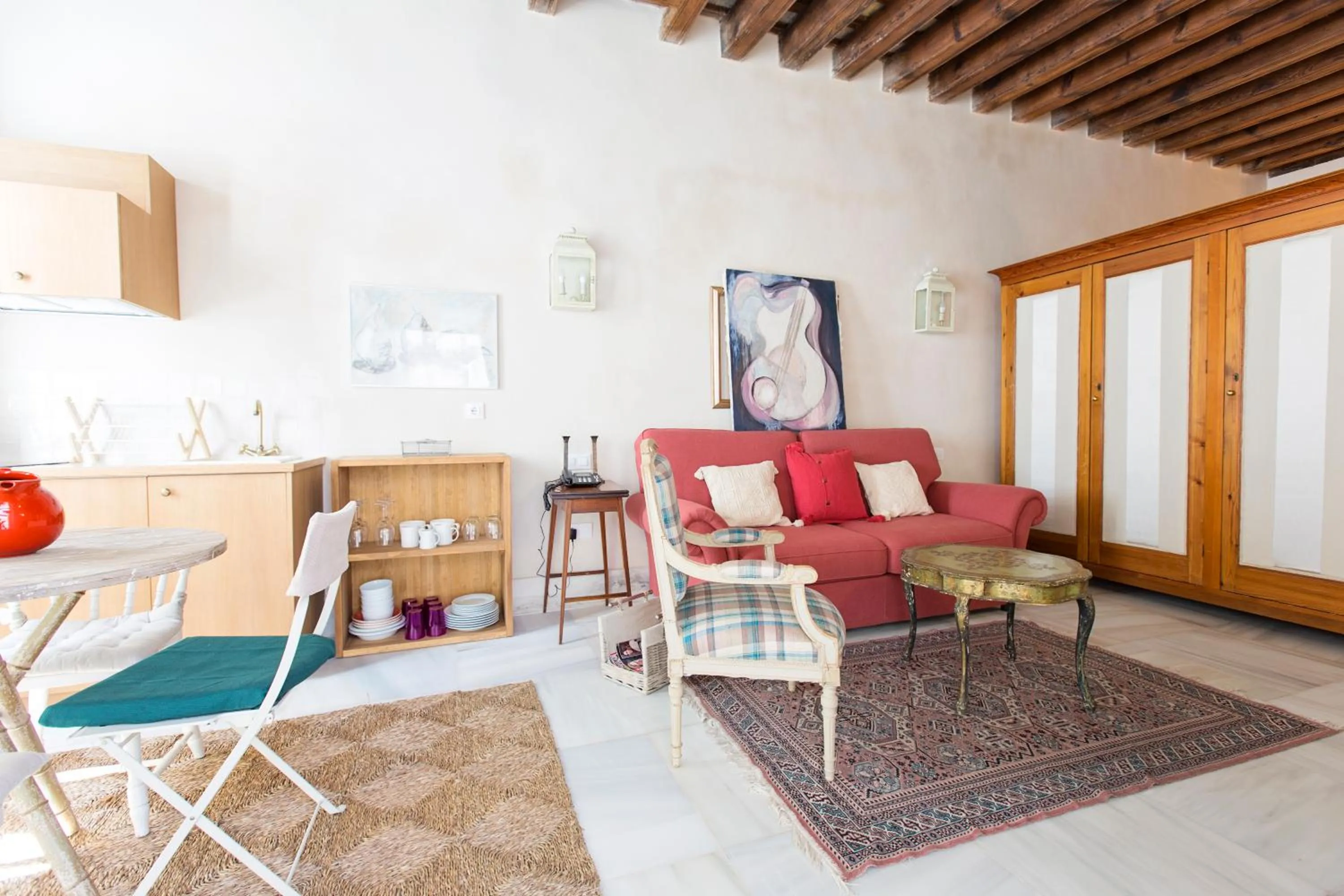 Kitchen or kitchenette in Hotel Casa de las Cuatro Torres