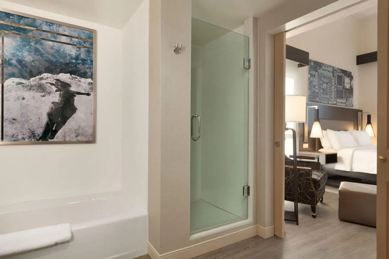 Bathroom in Hilton Garden Inn Cupertino