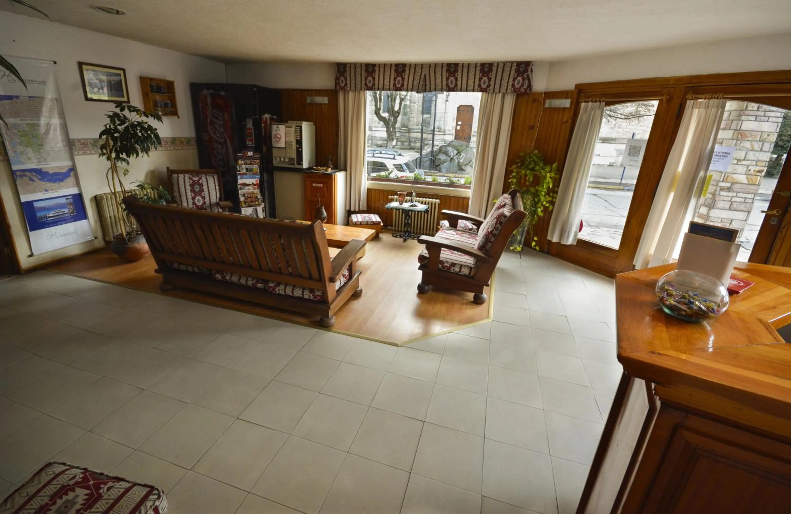 Lobby or reception in Hostería Sur