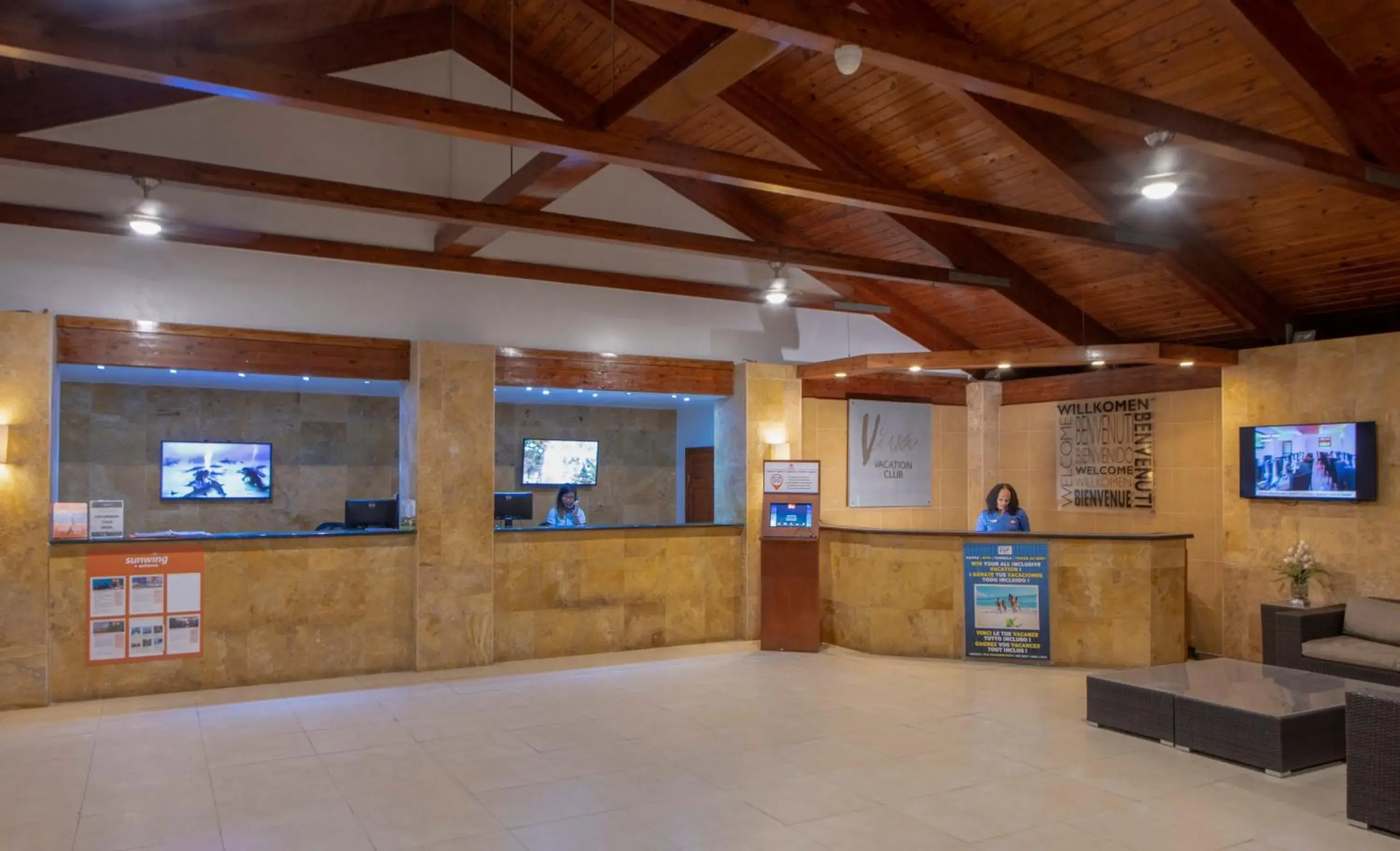 Lobby or reception in Viva Fortuna Beach by Wyndham, A Trademark All Inclusive Lobby or reception in Viva Fortuna Beach by Wyndham, A Trademark All Inclusive
