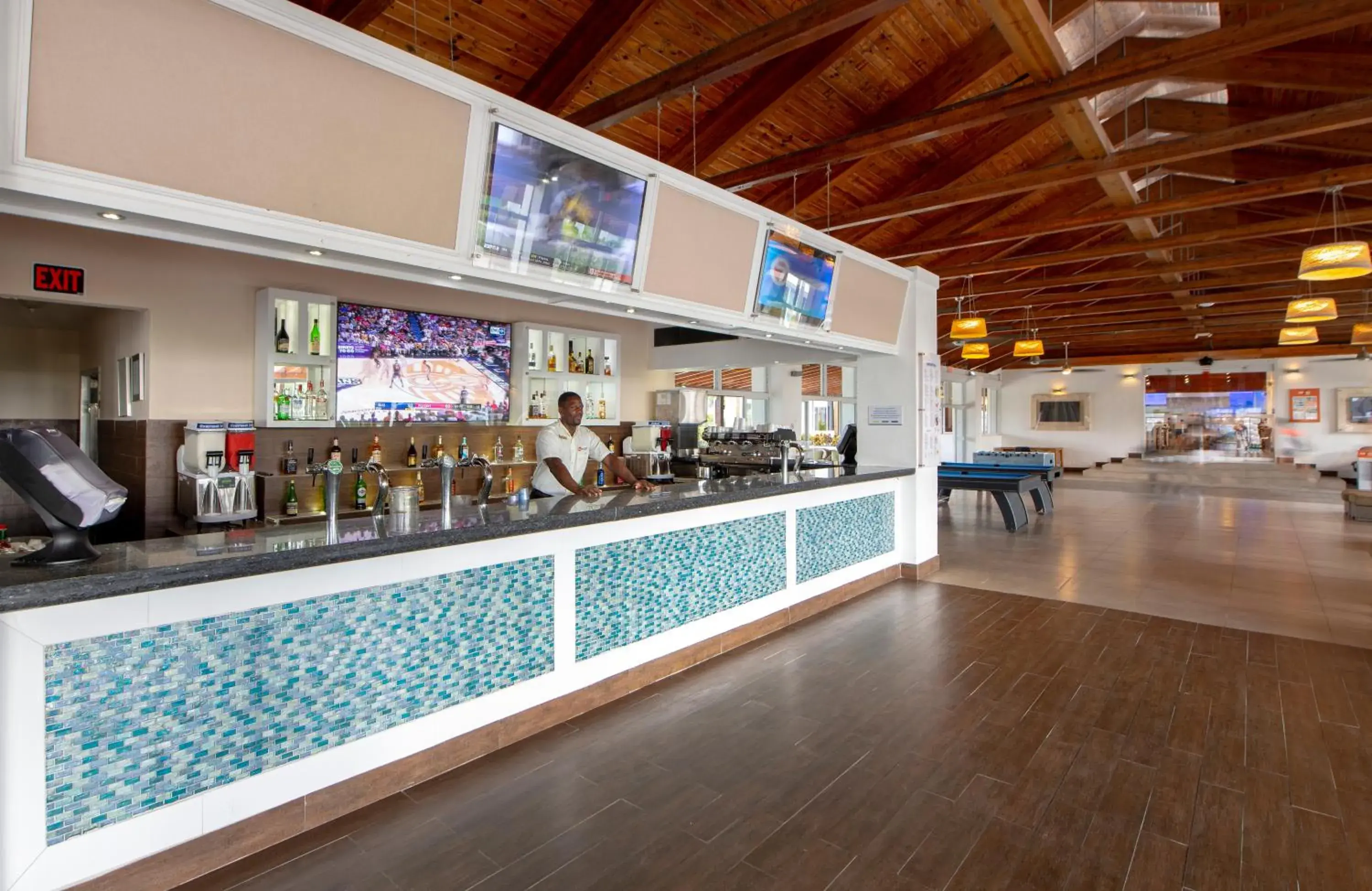 Lounge or bar in Viva Fortuna Beach by Wyndham, A Trademark All Inclusive Lounge or bar in Viva Fortuna Beach by Wyndham, A Trademark All Inclusive