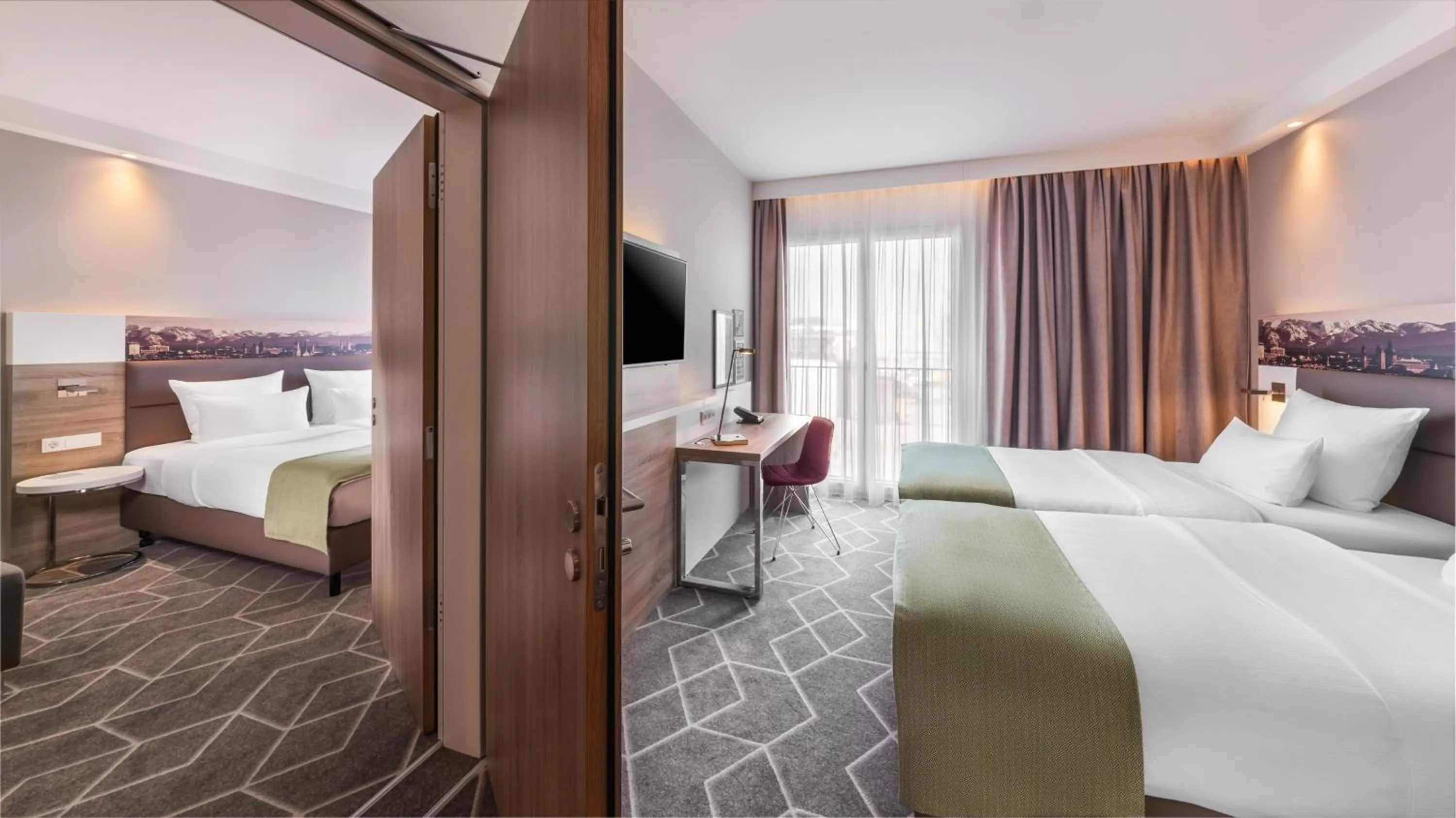 Photo of the whole room, Bed in Holiday Inn Express Munich - City East by IHG