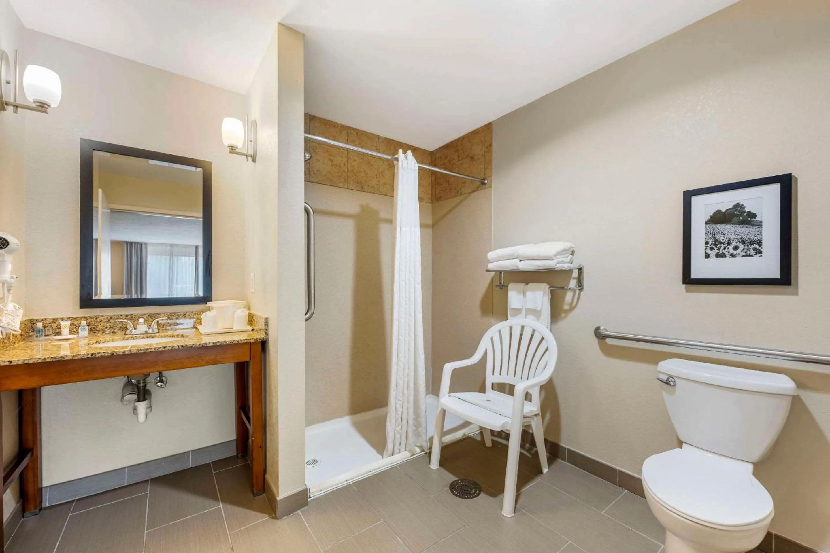 Bedroom in Comfort Suites East Lincoln - Mall Area