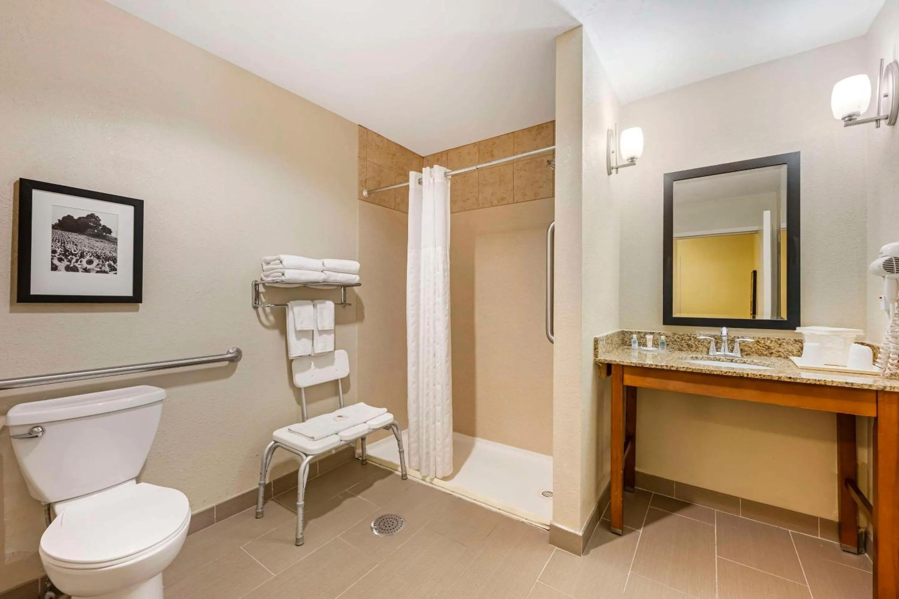 Bedroom in Comfort Suites East Lincoln - Mall Area