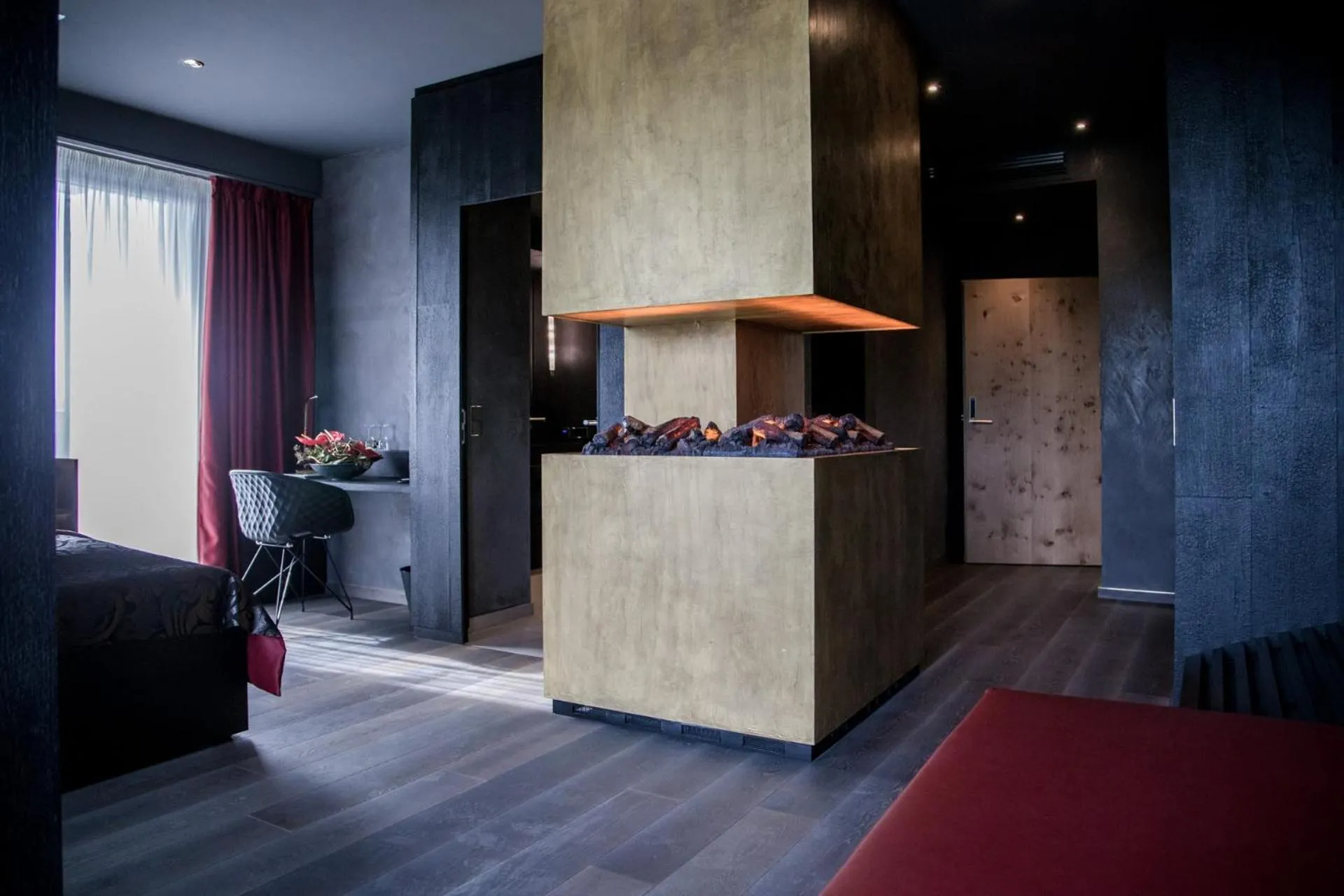 Living room in monte mare SAUNA-SPA-SPORTS-HOTEL