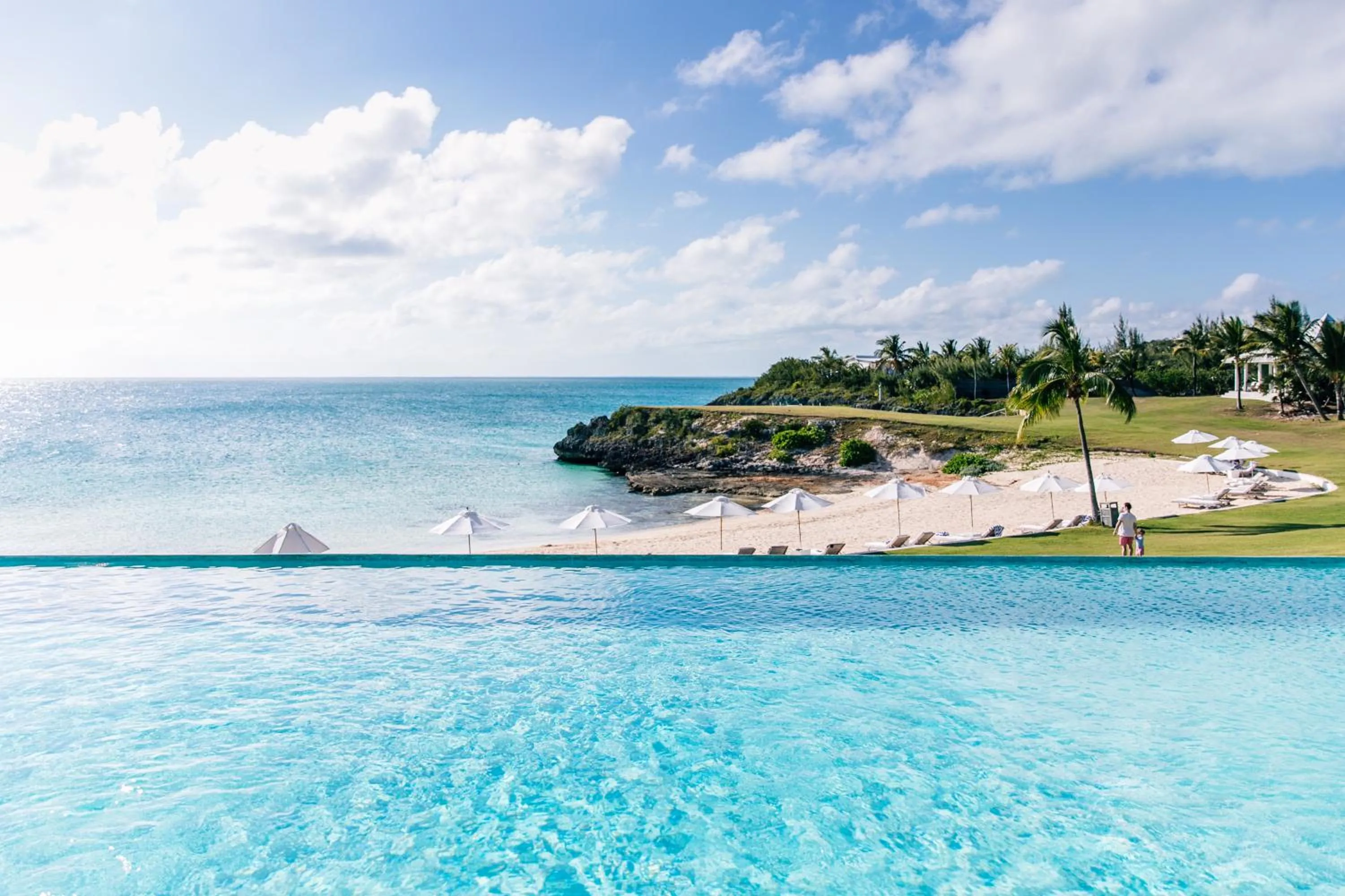 Pool view in The Cove Eleuthera