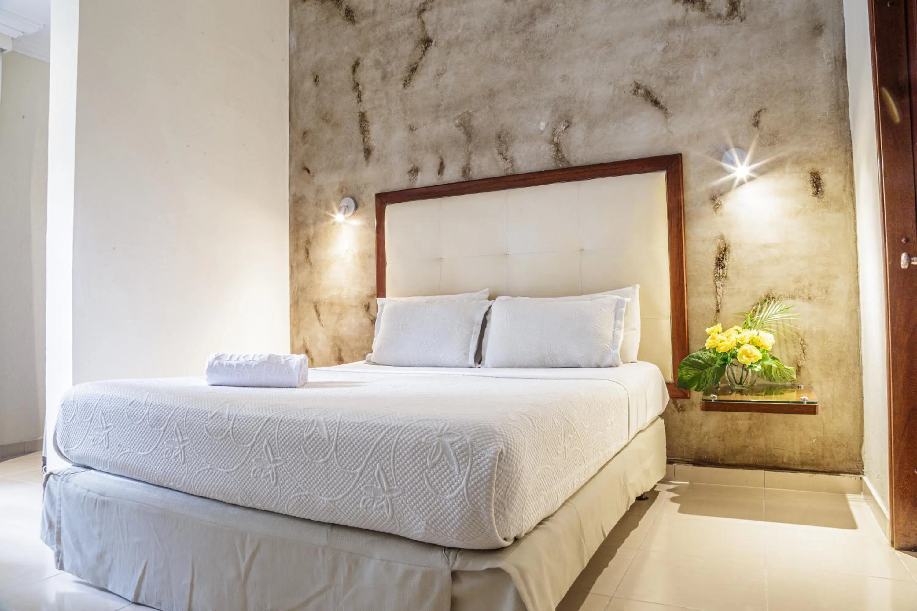 Bed in Hotel Virrey Cartagena