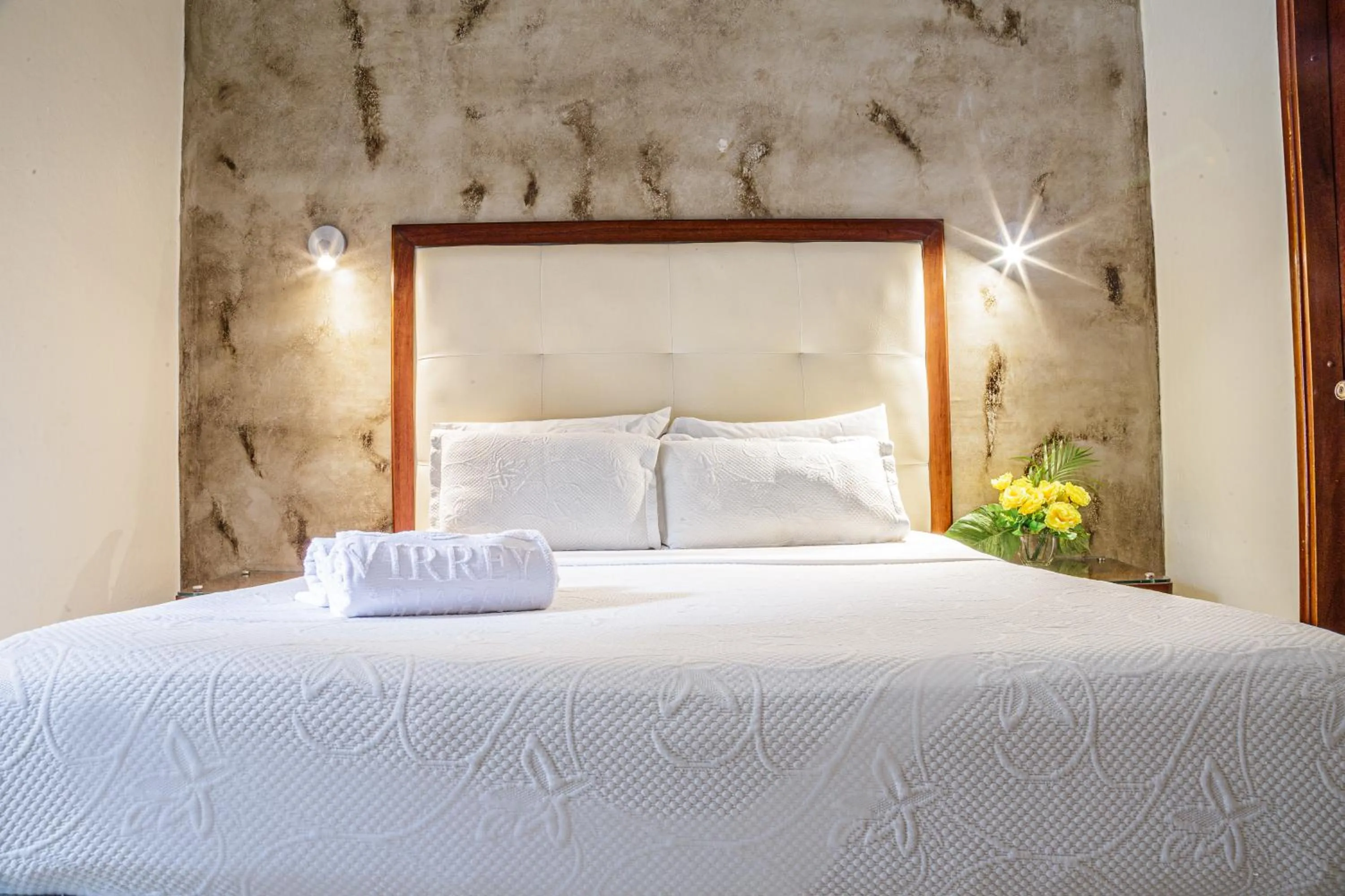 Bed in Hotel Virrey Cartagena