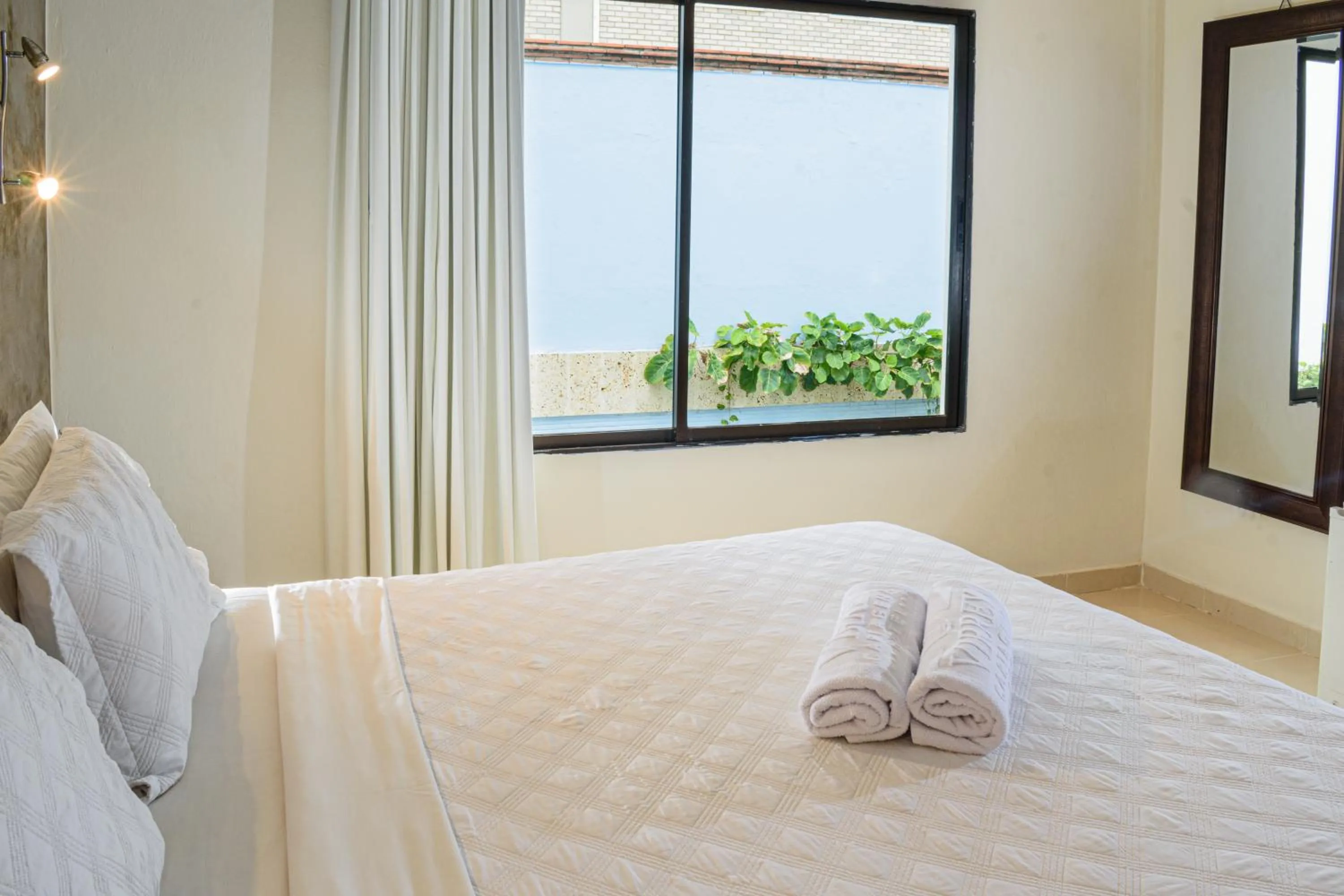 Bed in Hotel Virrey Cartagena